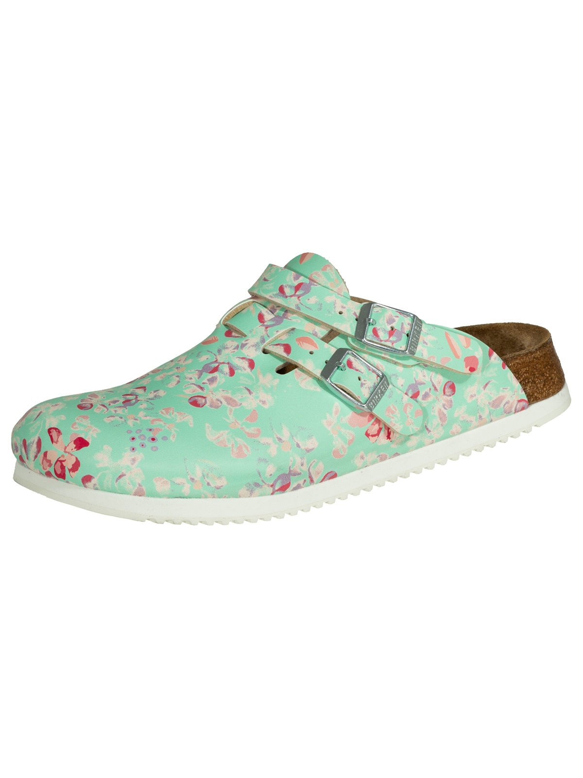 Thumbnail - Birkenstock Pantolette "Berufsschuhe Kay SL Flower"