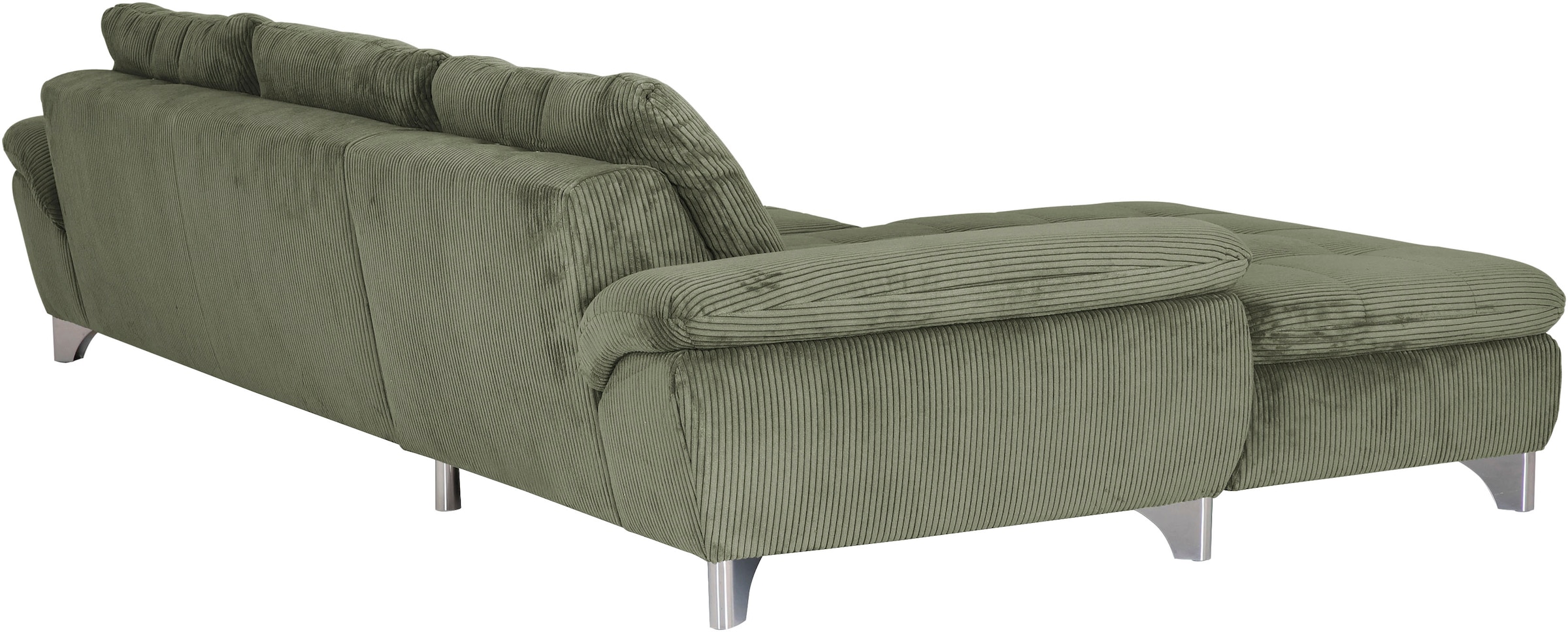 Die PlanBar Ecksofa »Recamiere MP-IN14007 L-Form, Breite 318 cm« wahlweise mit Schlaffunktion und verstellbaren Kopfstützen