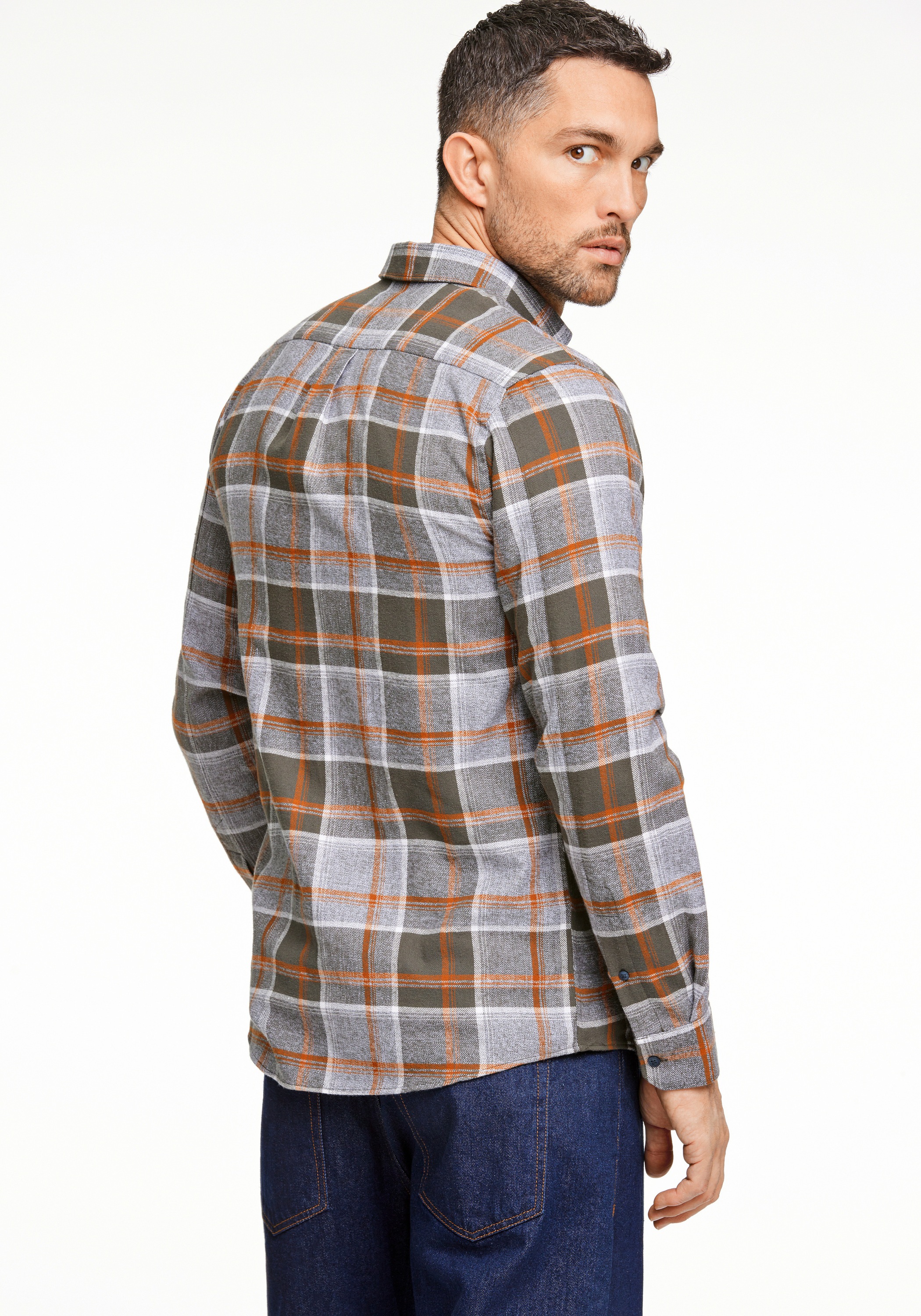 LINDBERGH Flanellhemd "Freizeithemd Relaxed Fit" günstig online kaufen