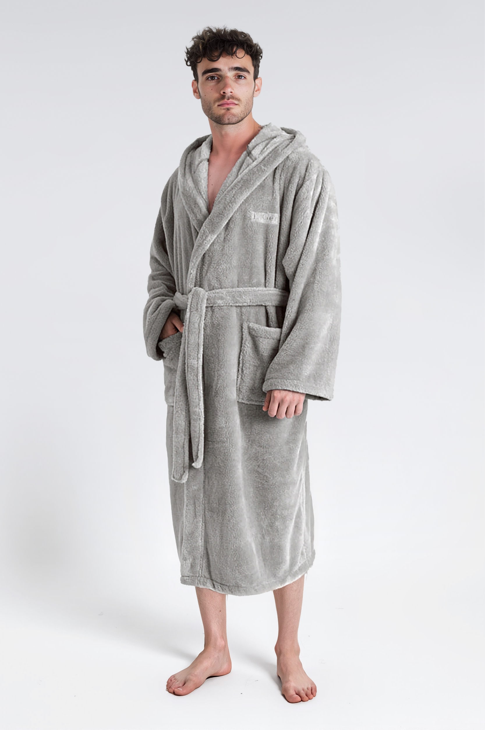 LeGer Home by Lena Gercke Unisex-Bademantel »Lovina, ideal für Sauna & Spa, Hotelbademantel, Morgenmantel«, (1 St.), kuschelig weicher Fleece, für Damen und Herren, XS-3XL