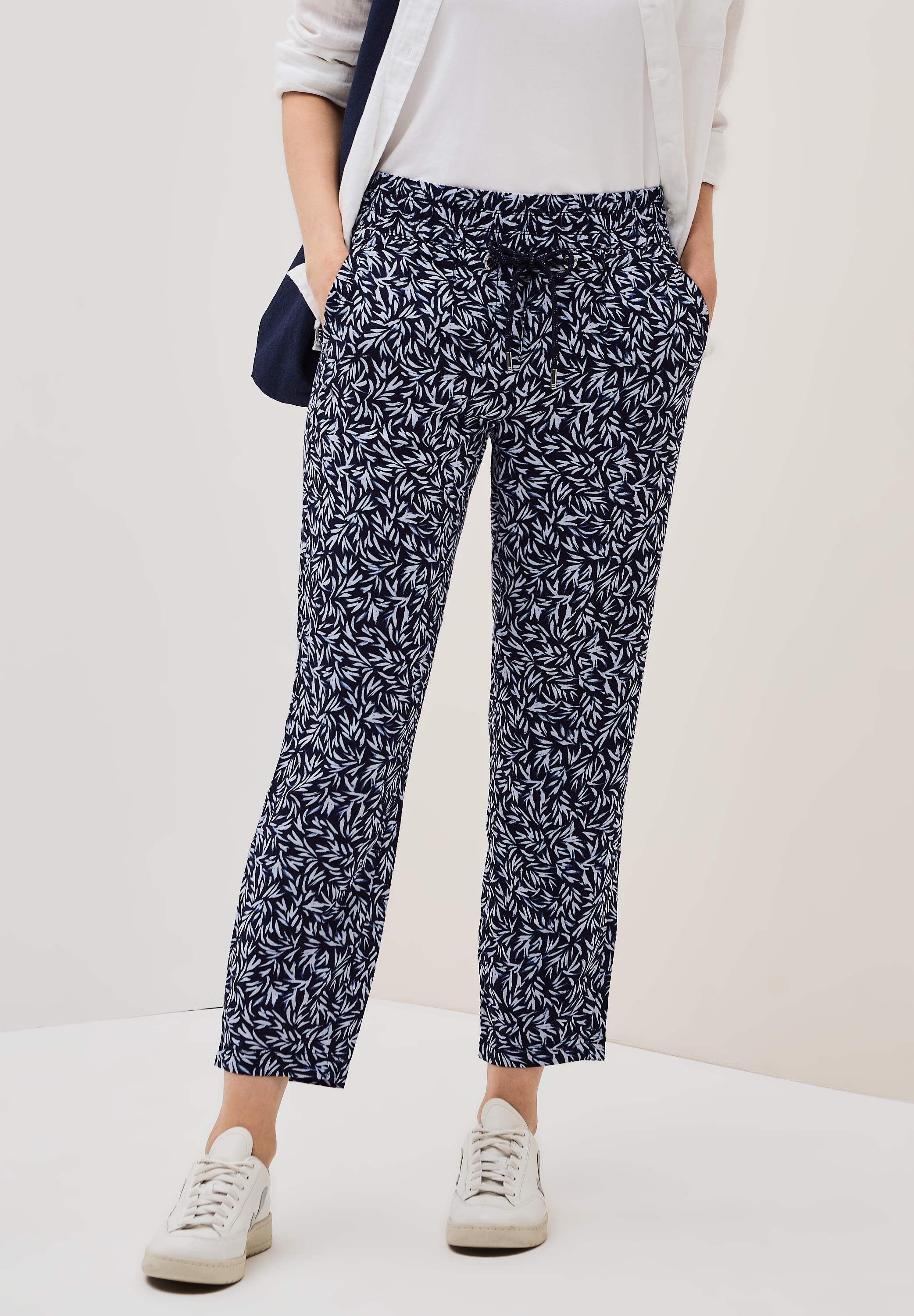 Cecil Stoffhose "CHELSEA", mit floralem Allover-Print günstig online kaufen