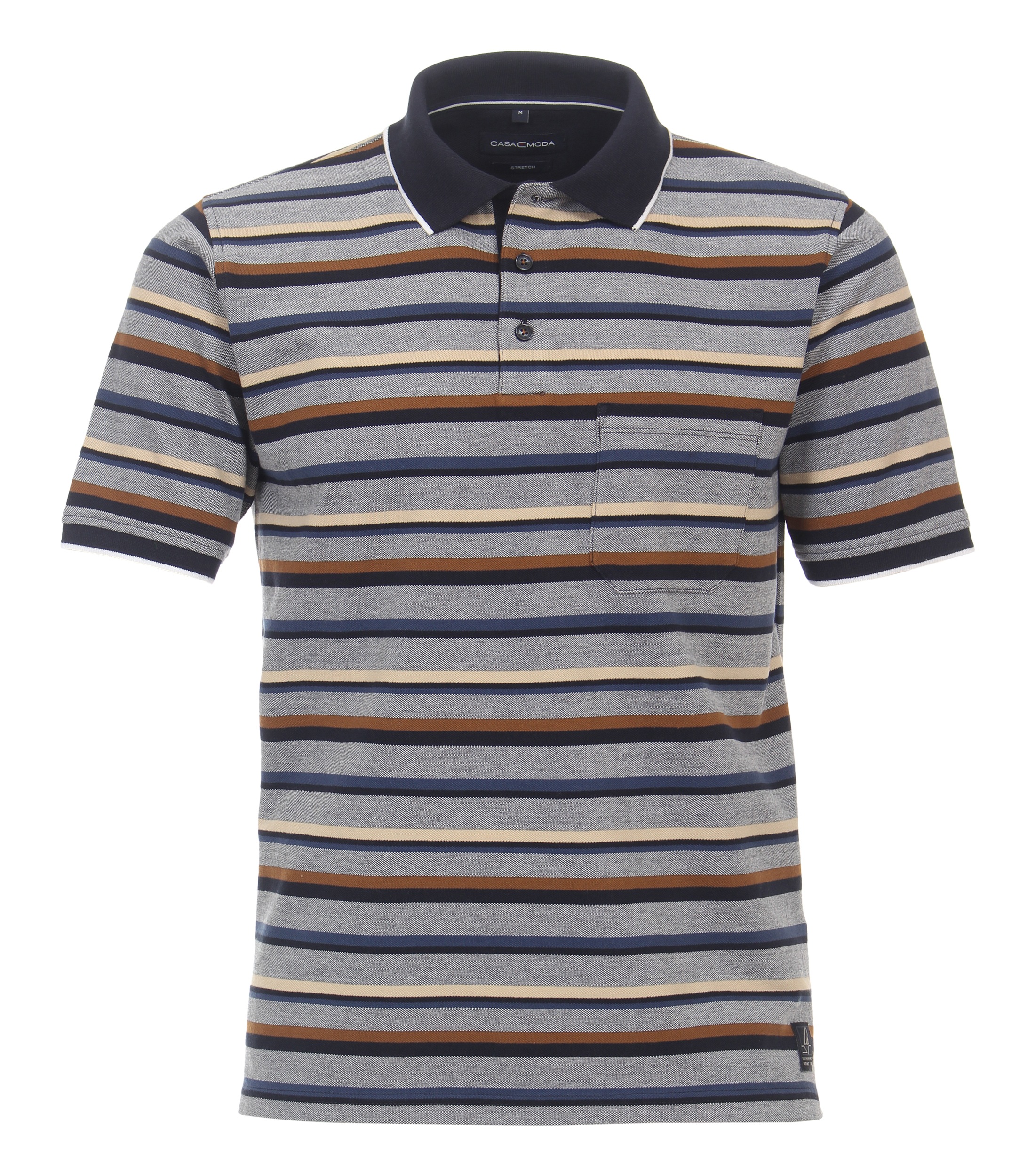 Poloshirt »CASAMODA Polo-Shirt gestreift«