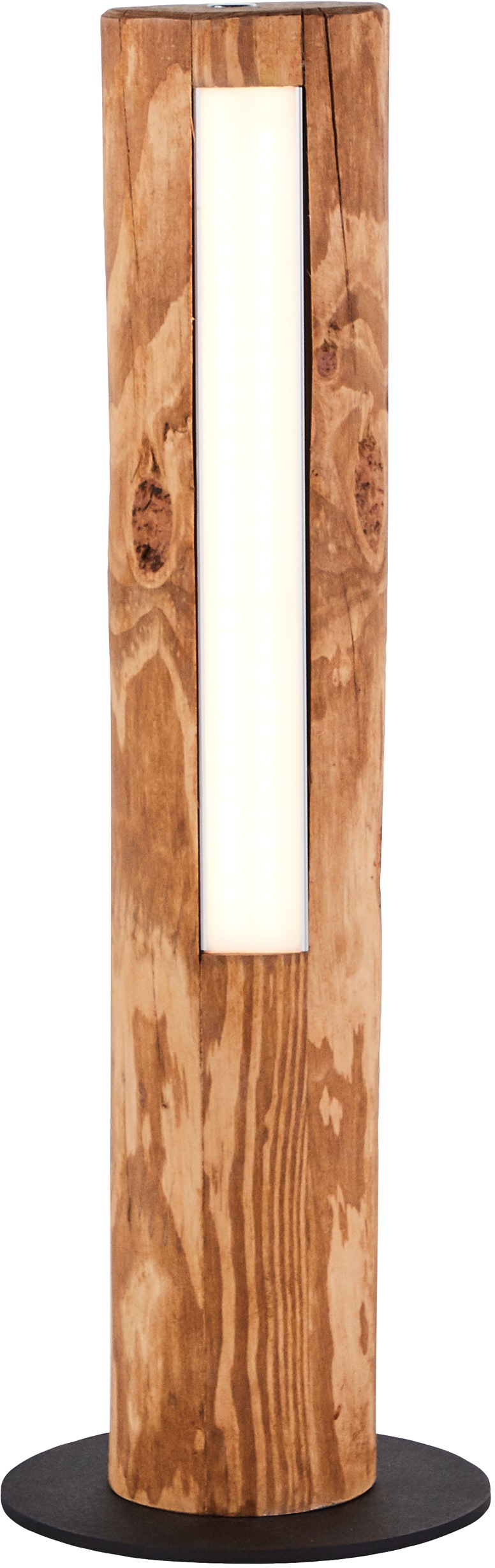 Brilliant LED Tischleuchte »Odun«, 1 flammig-flammig, 46 cm Höhe, Touchdimmer, 800 lm, warmweiß, Holz/Metall, kiefer gebeizt