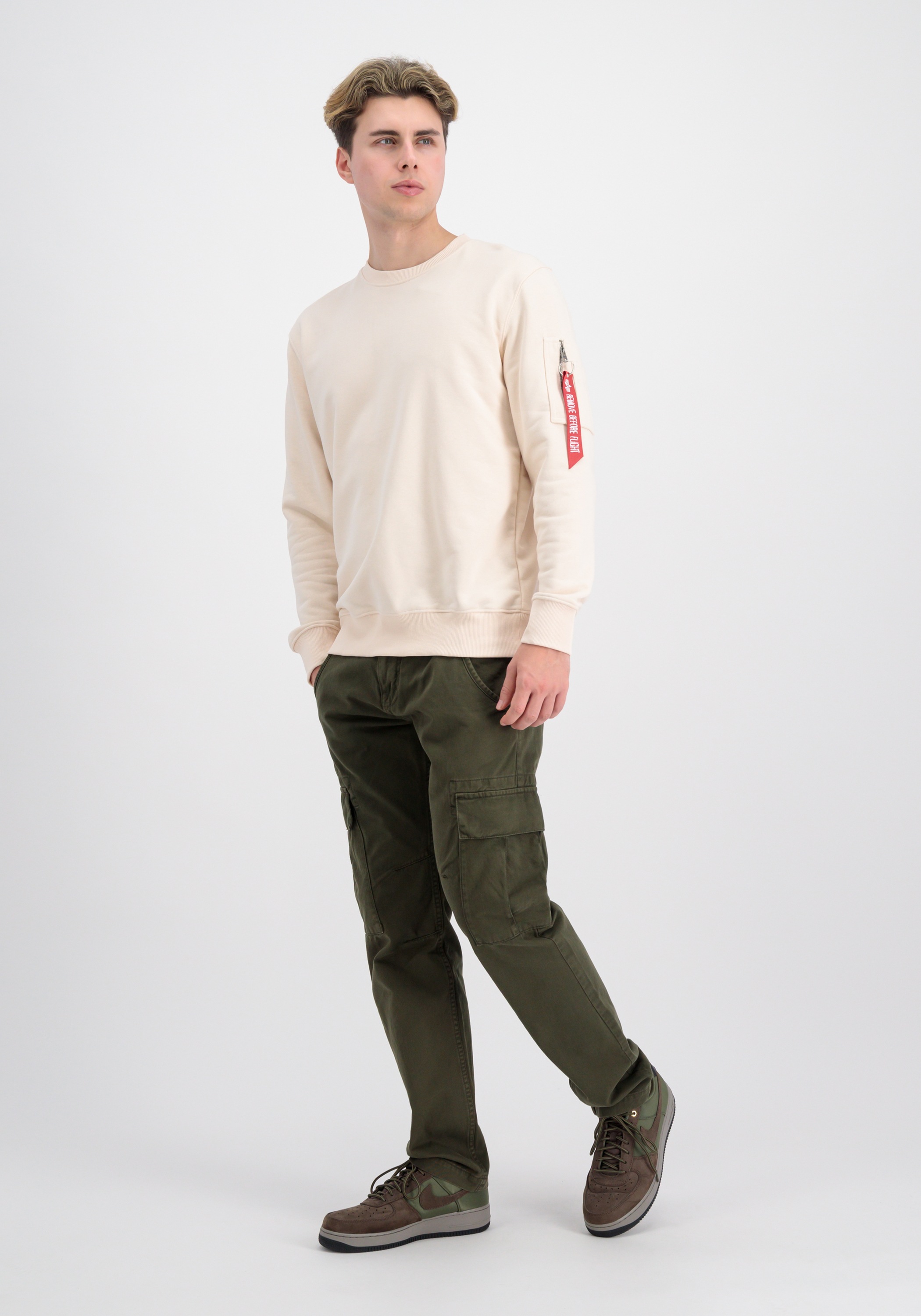 Alpha Industries Sweater »Alpha Industries Men - Sweatshirts USN Blood Chit Sweater«