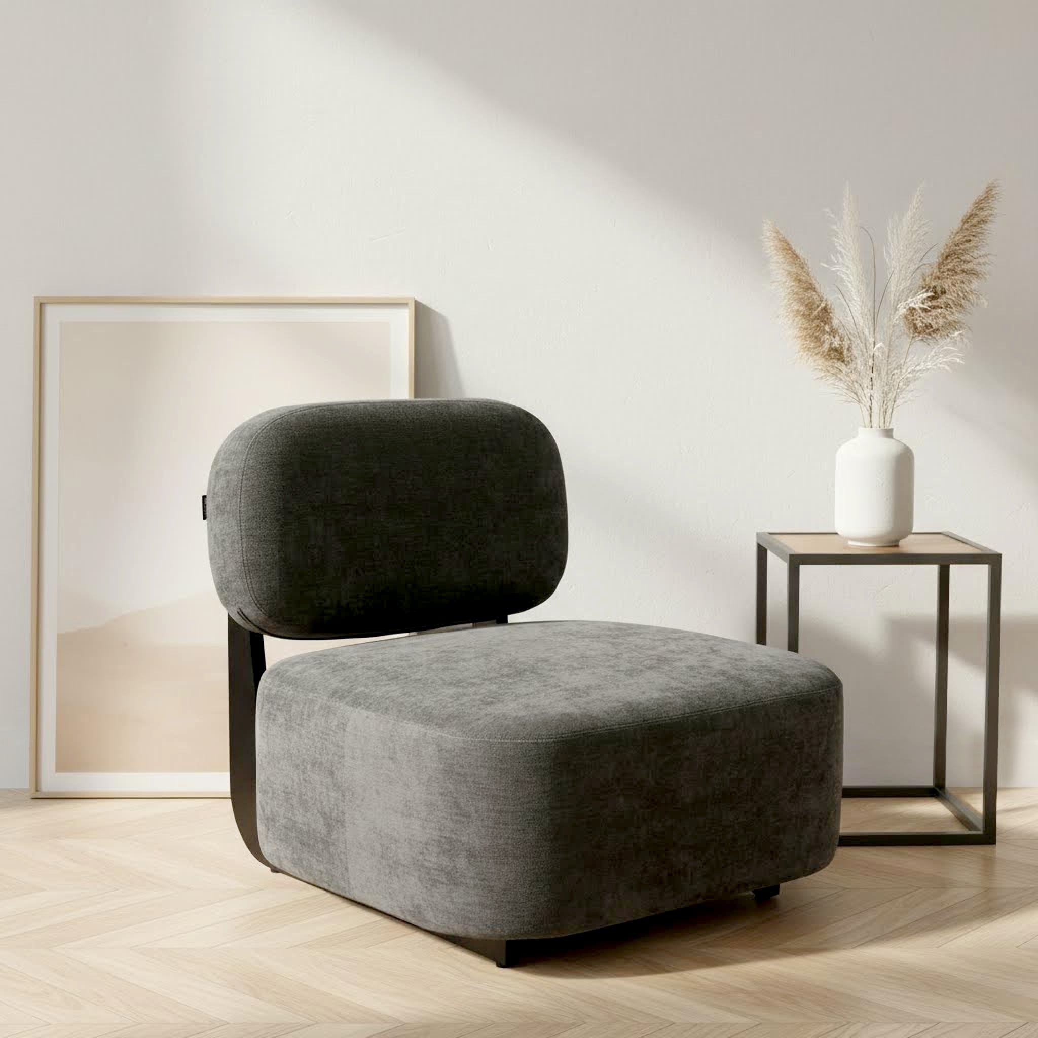 Home affaire Loungesessel »LIORAN Designsessel mit filigranem Holzgestell« Designklassiker, modern und zeitlos