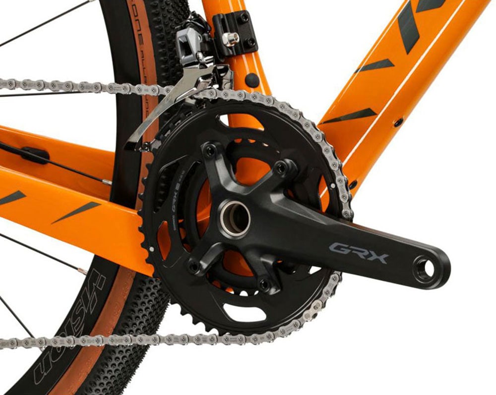 Kross Gravelbike »KROSS Gravelbike Esker 8.0 28" orange 24 Gänge«, 24 Gang, Shimano, GRX RX820 Schaltwerk, Kettenschaltung