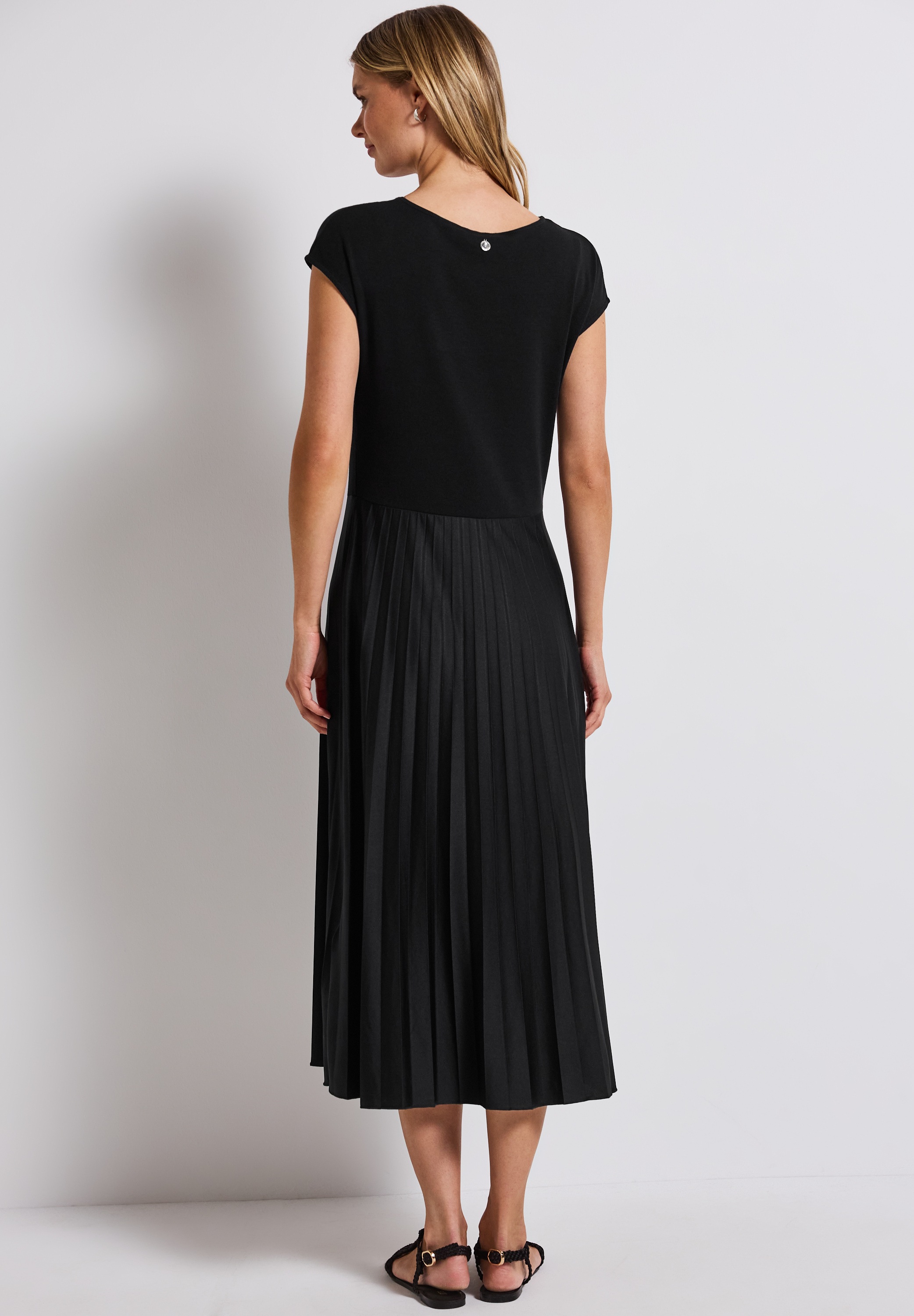 STREET ONE Midikleid, in Unifarbe günstig online kaufen