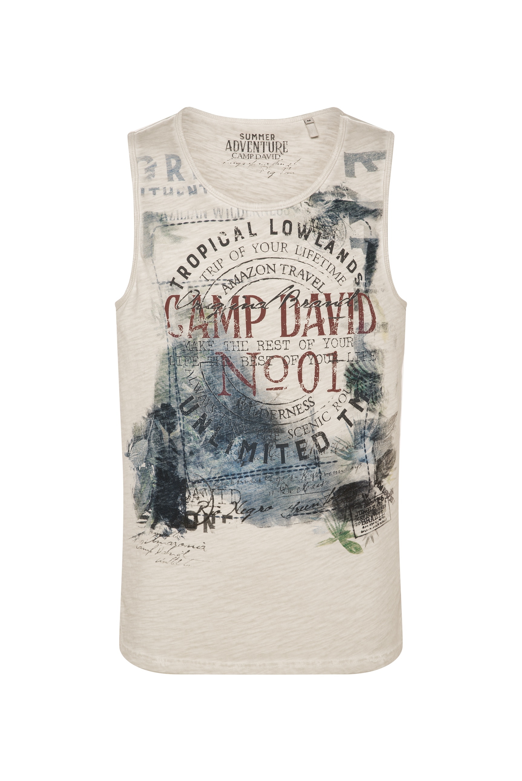 CAMP DAVID Tanktop, aus Baumwolle