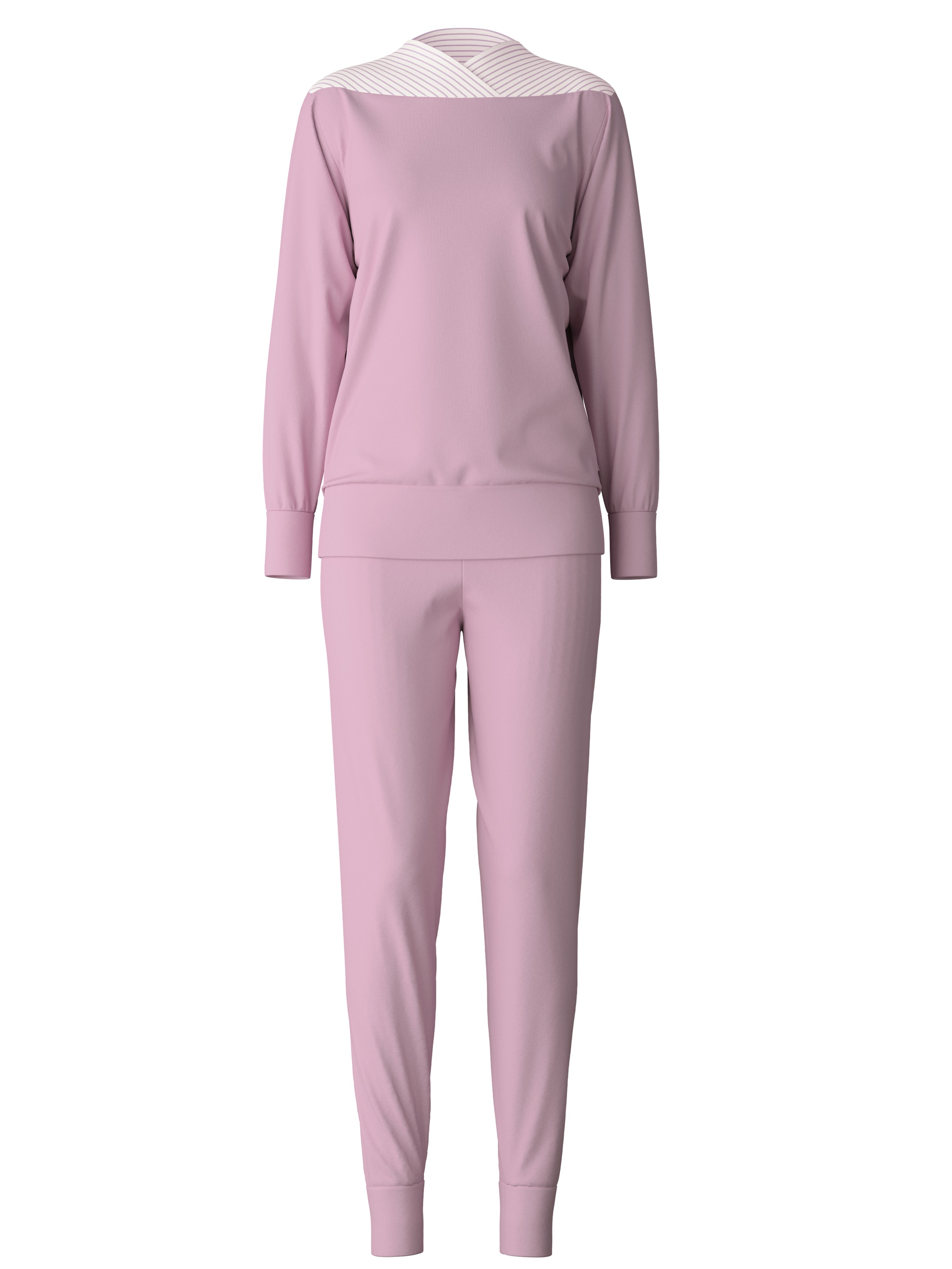 CALIDA Schlafanzug "Soulmate", (2 tlg.), Langarm, Pure Cotton, weich, beque günstig online kaufen