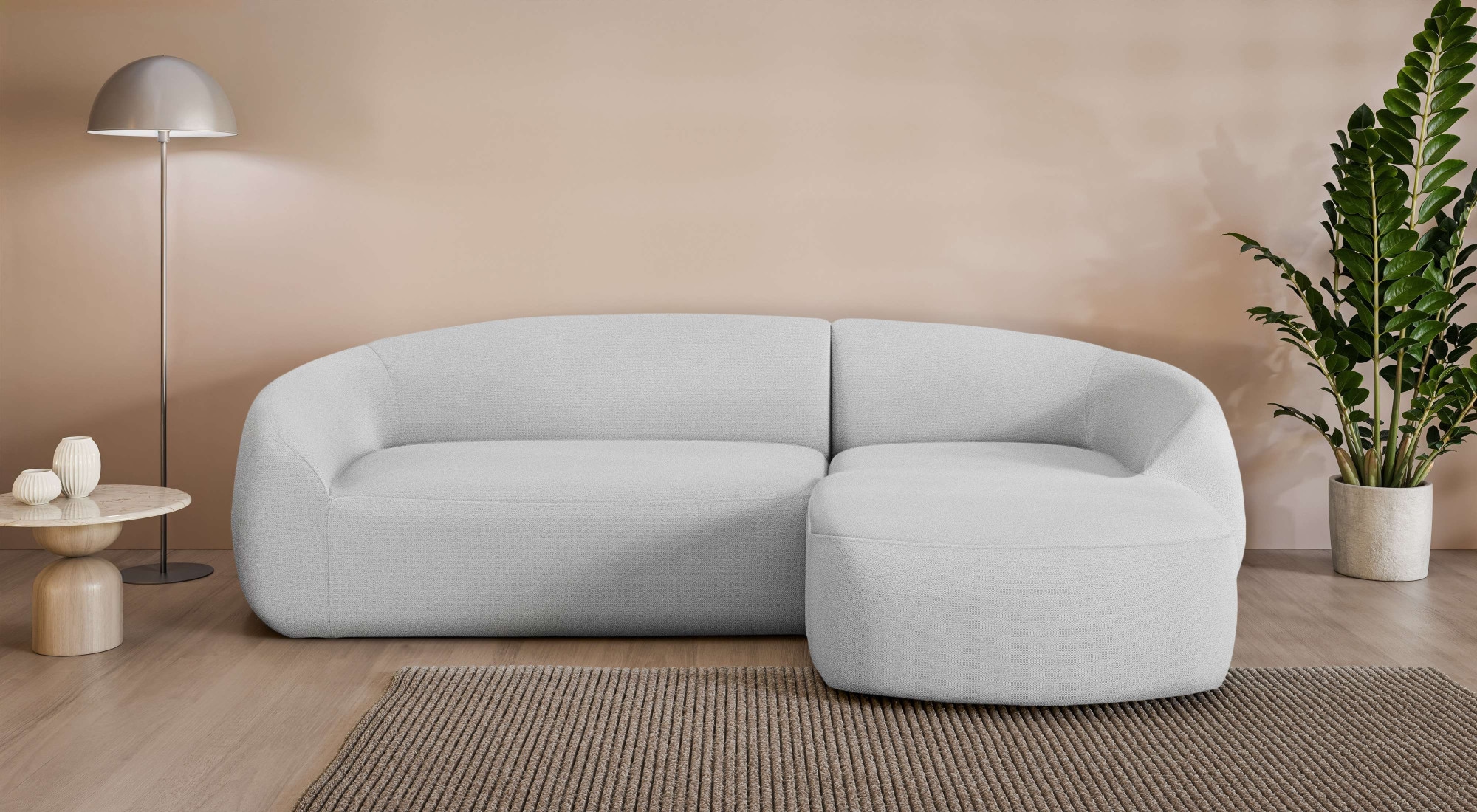LeGer Home by Lena Gercke Ecksofa "YANI, L-Form, Designersofa, organische F günstig online kaufen