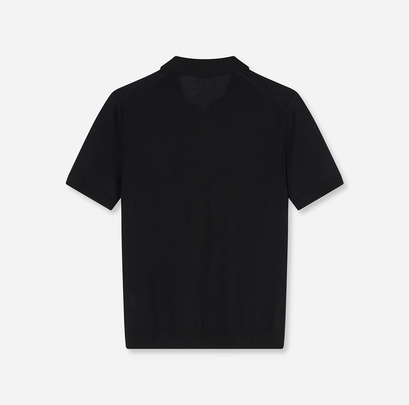 OLYMP Poloshirt »Strick Casual« mit geripptem Kragen, unifarben