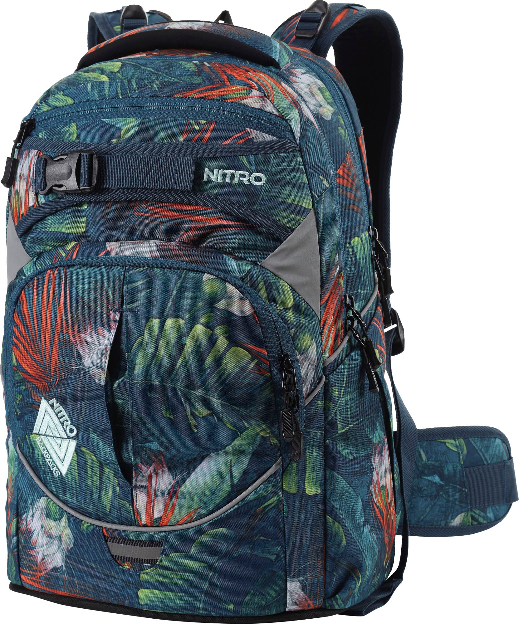 NITRO Schulrucksack »Superhero«, Reflektoren, Rucksack für Schule und Freizeit