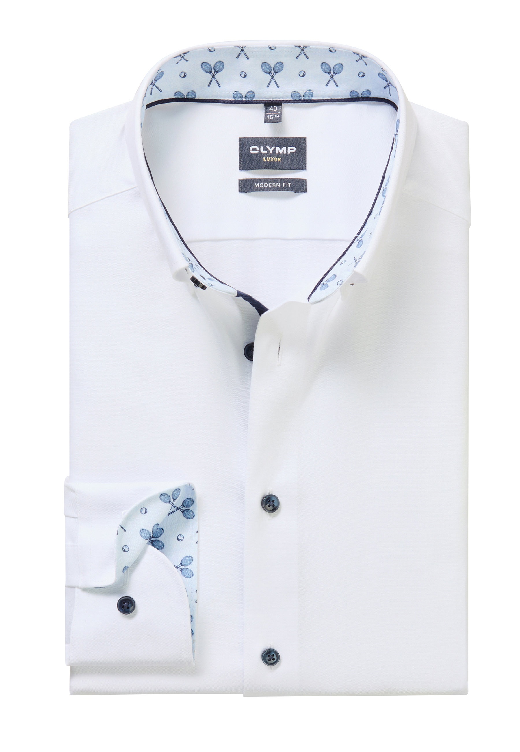 OLYMP Luxor Button-down Shirt White 44 6