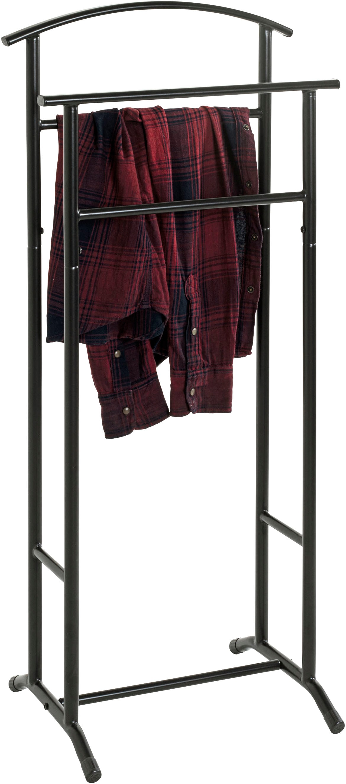 HAKU »Anzugständer, Dressboy, Kleiderboy, Kleiderbutler, Stiller Diener« Freiform - aus Metall -B/T/H 48/36/107 cm