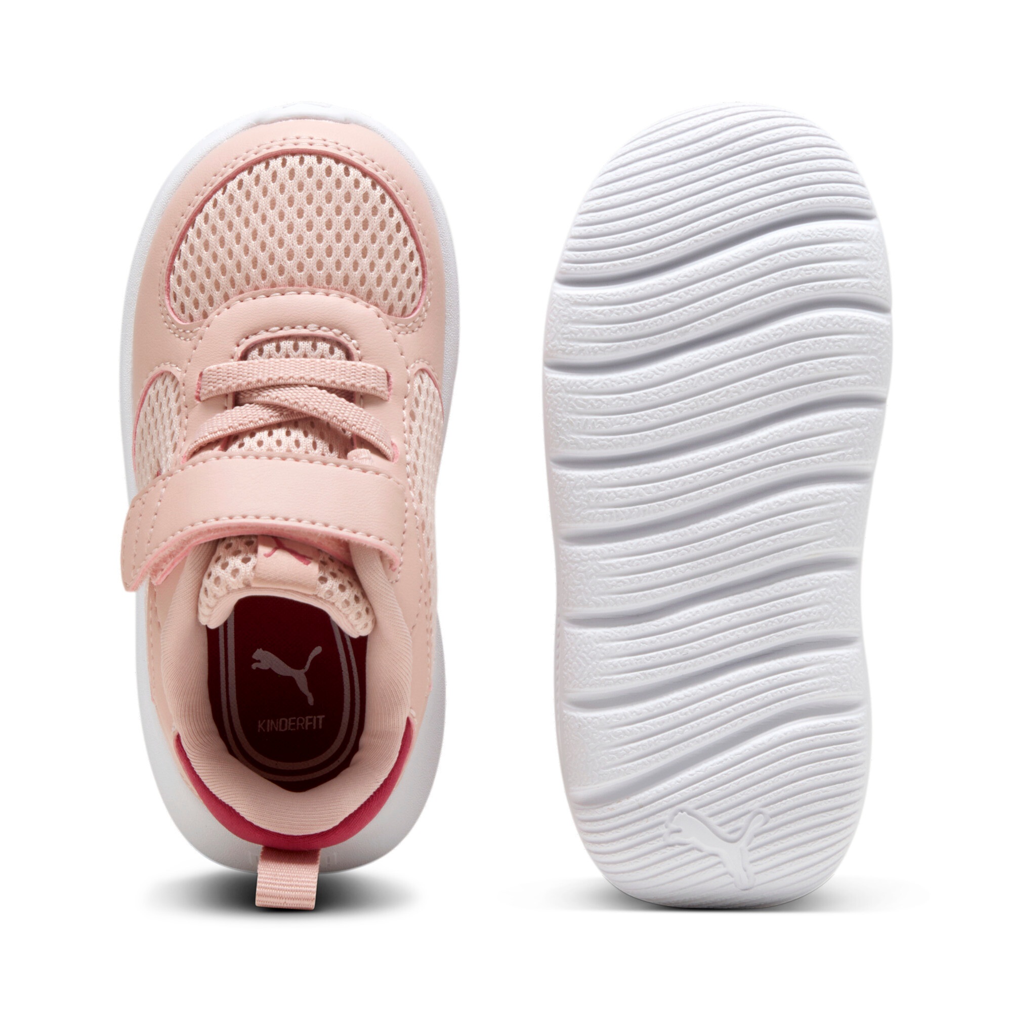 Sneaker PUMA "FUN RACER 2 AC+ INF", Mädchen, Gr. 22, rose quartz, port, island pink, Synthetik, Schuhe Sneaker, mit Klettverschluss, mit leicht profilierter Sohle 3