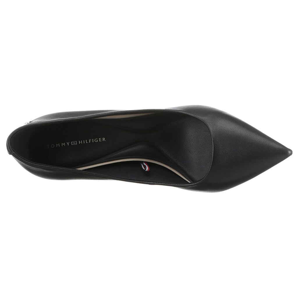 Tommy Hilfiger Pumps »ESSENTIAL POINTED PUMP«, Abendschuh, Festtagsschuh, Stilettoabsatz, in spitz zulaufender Form