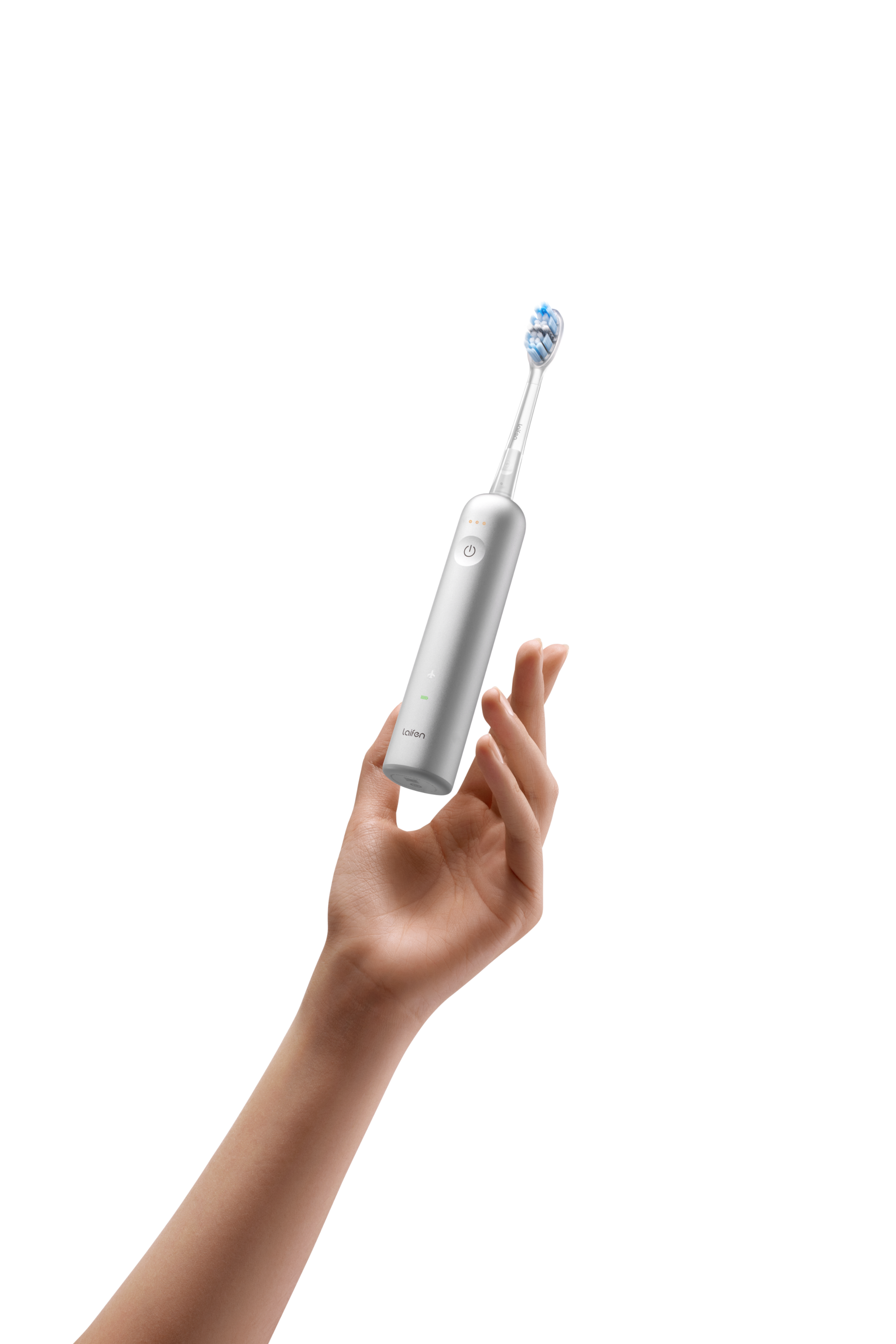 laifen Elektrische Zahnbürste »Wave Pro« 2 Stk. Aufsteckbürsten 60°-Oszillation, 66.000 Vibrationen/min, Drucksensor, 2 Modi