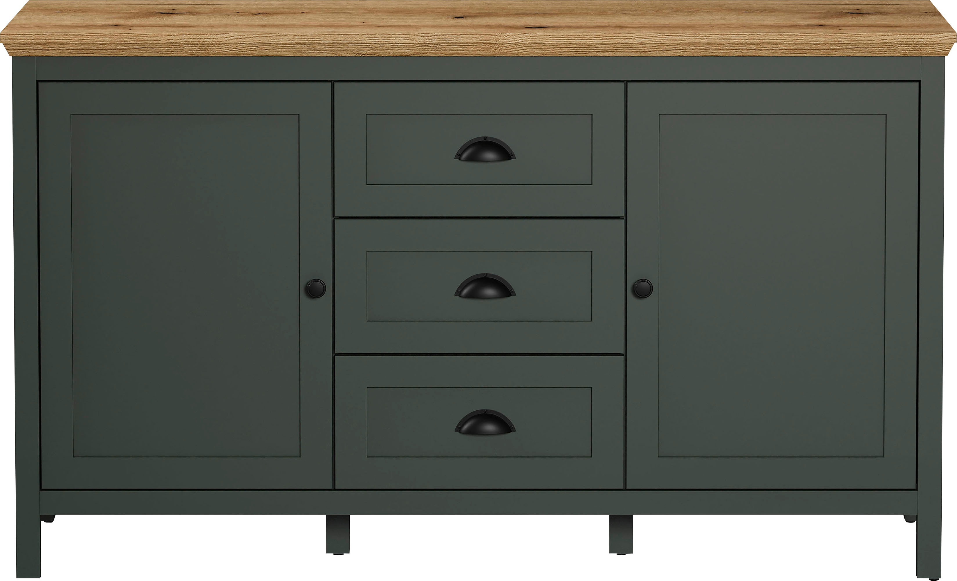 Thumbnail - Home affaire Sideboard "Vienna", (1 St.), Kommode im Landhausstil mit 3 Vollauszug-Schubladen und 4 Fächer