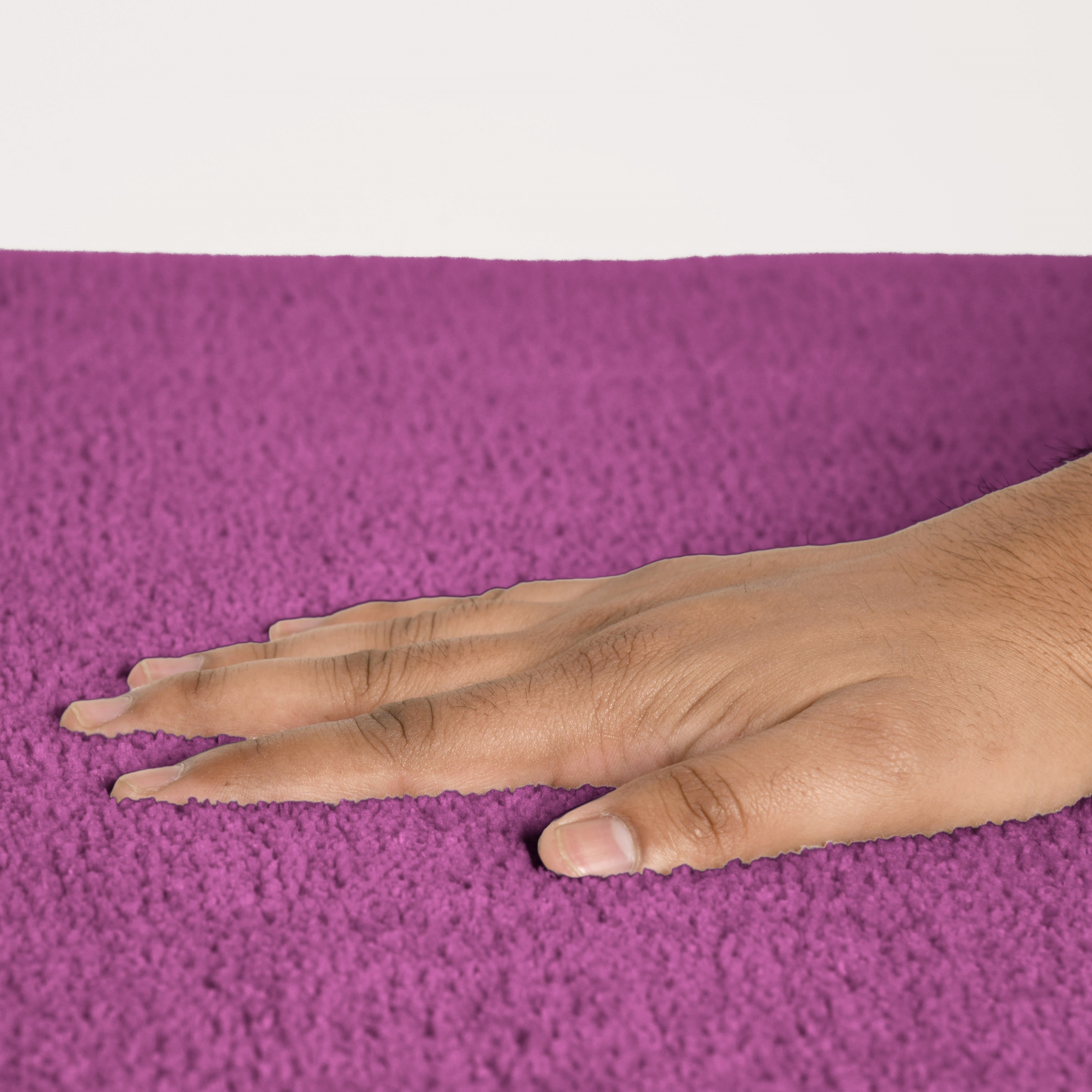 my home Badematte »Vanessa, Badvorleger, Badezimmer Teppich«, rutschhemmend beschichtet, schnell trocknend-fußbodenheizungsgeeignet-strapazierfähig, Badteppich, weiche Haptik, unifarben