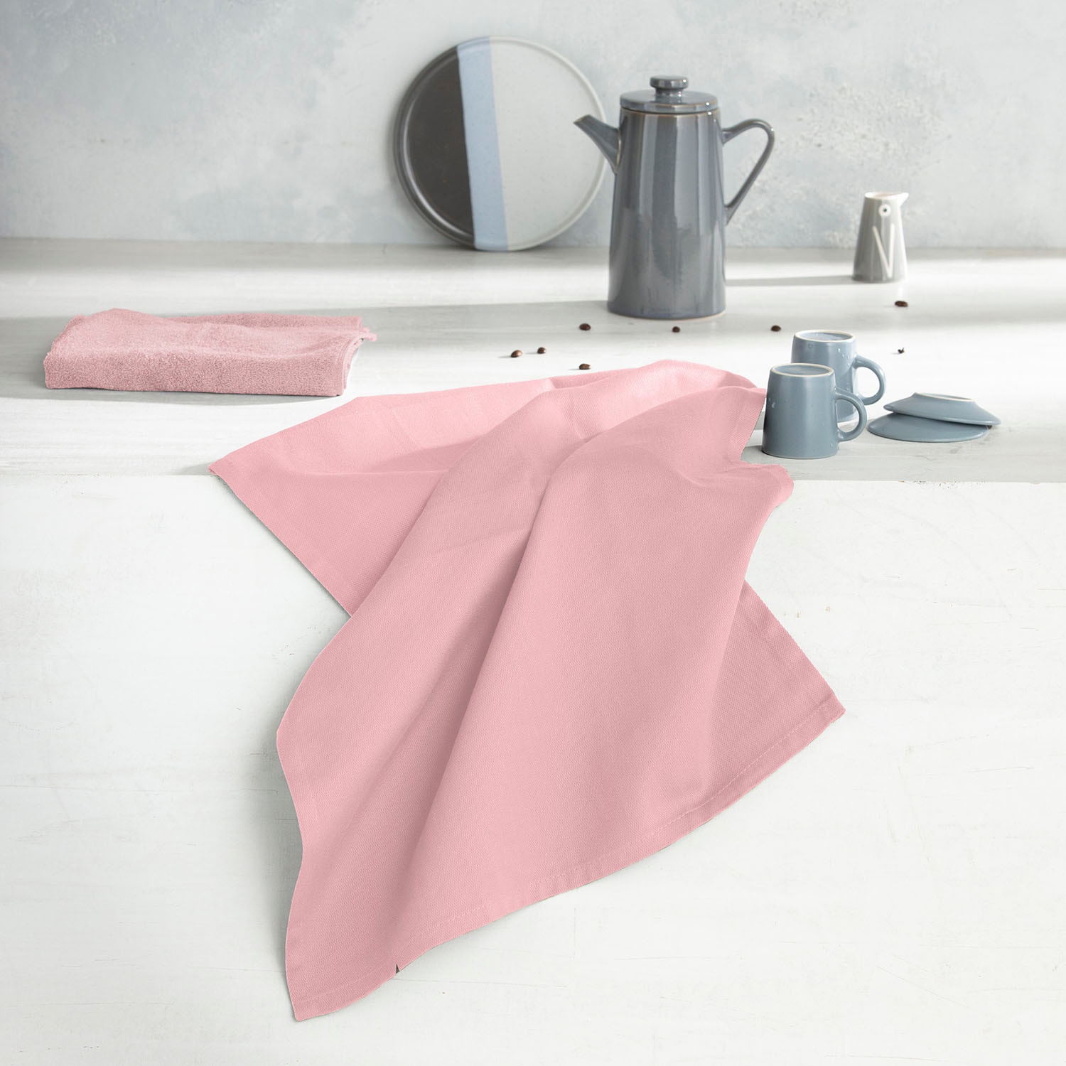 DDDDD Geschirrtuch »Logo aus 100% Baumwolle, 60x65 cm« Jacquard-Gewebe, sehr saugstark und langlebig