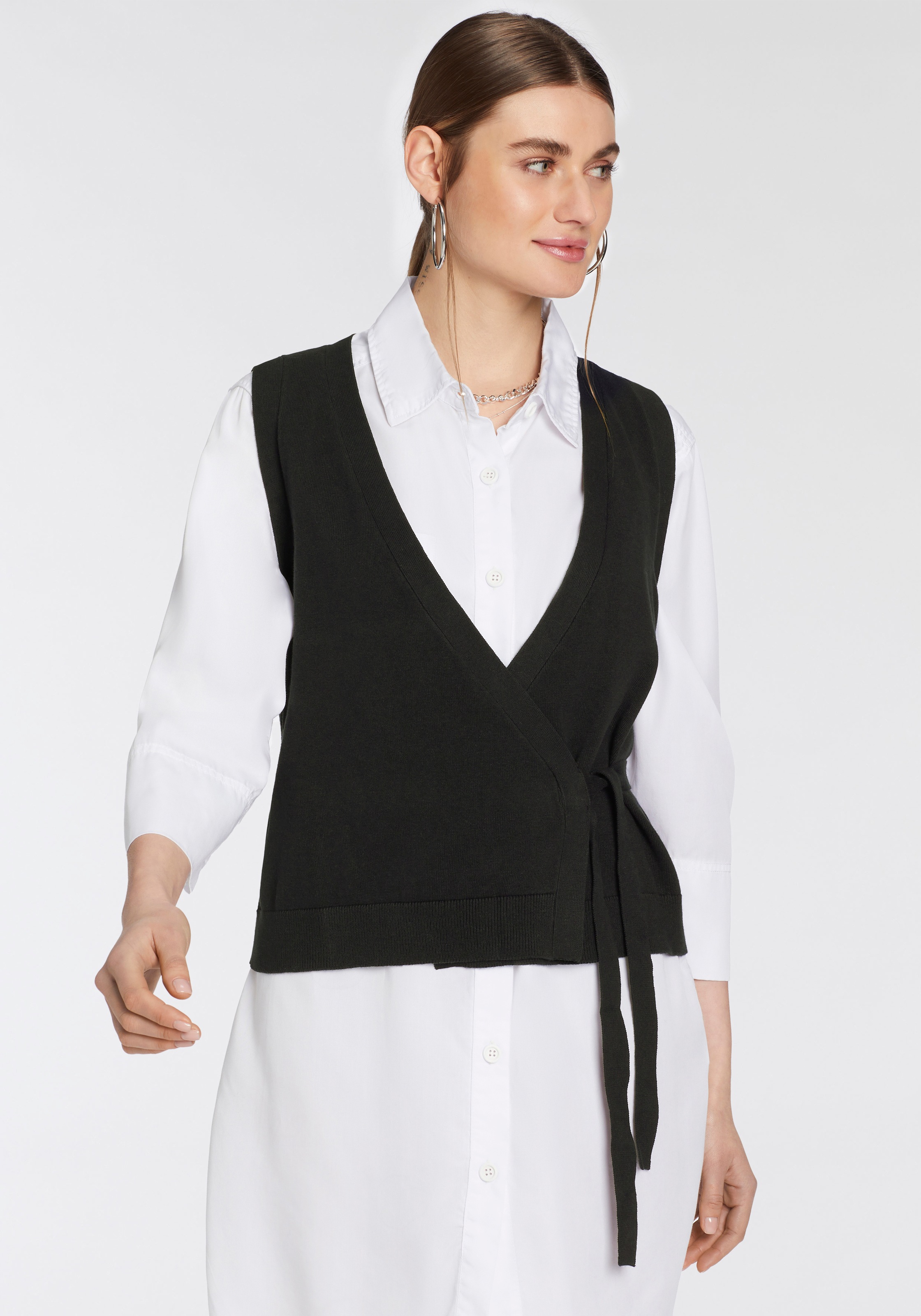 OTTO products Wickelstrickjacke "GOTS zertifiziert-CIRCULAR COLLECTION" mit günstig online kaufen