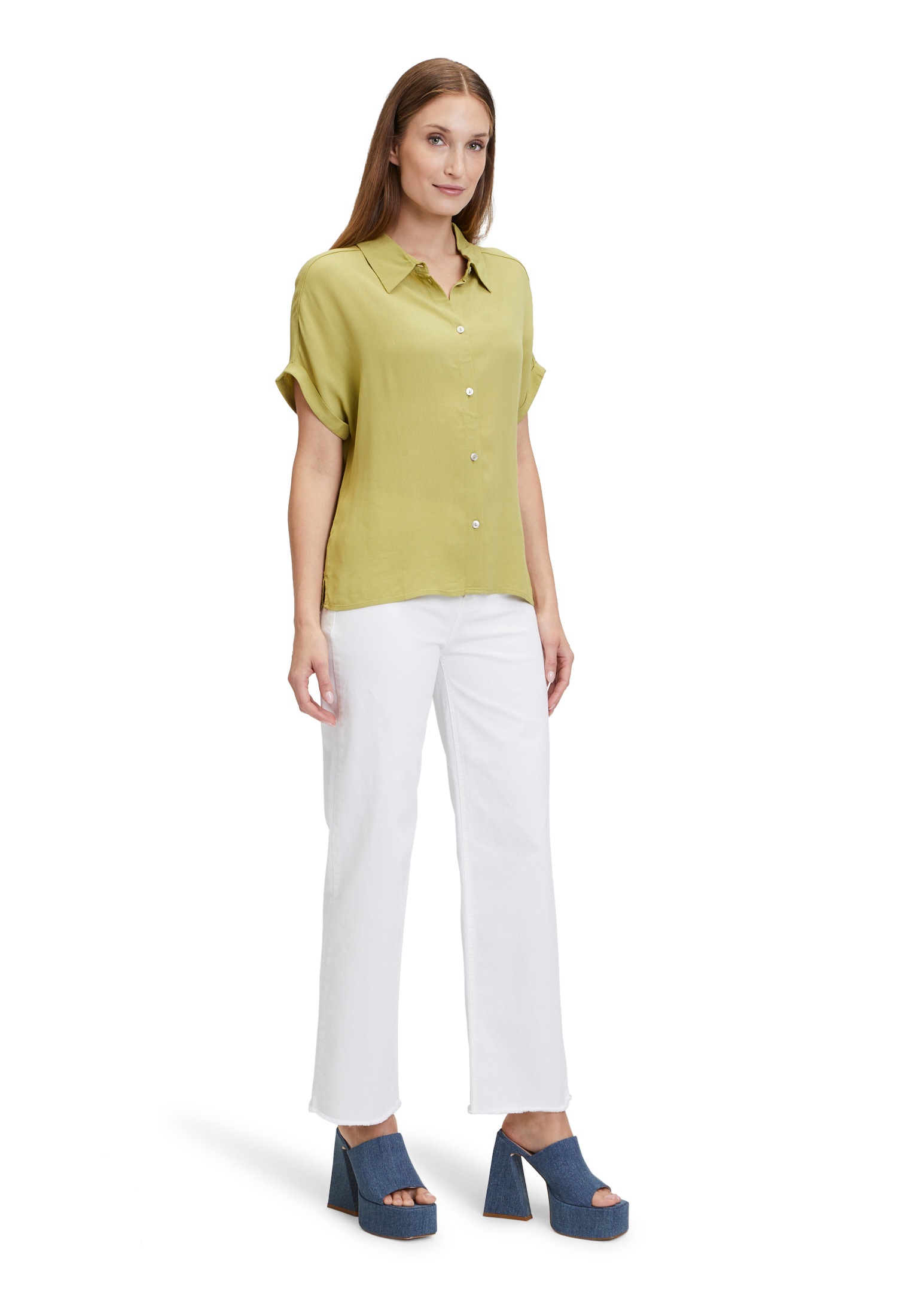 Cartoon Schlupfbluse »Cartoon Oversize-Bluse mit Kragen«