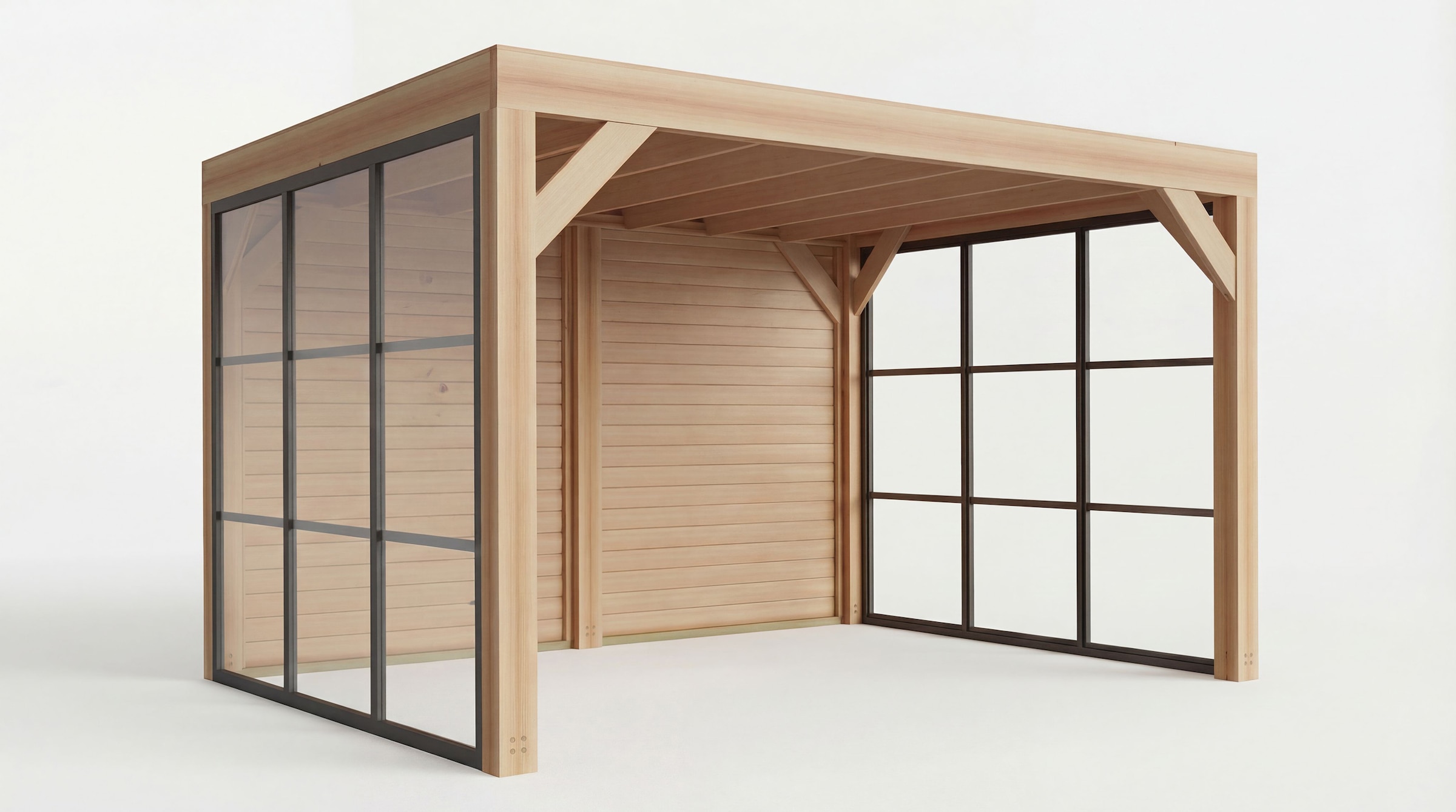weka Holzpavillon »Lumley Lauben-Set Gr. 2.2« BxTxH: 307x399x245 cm