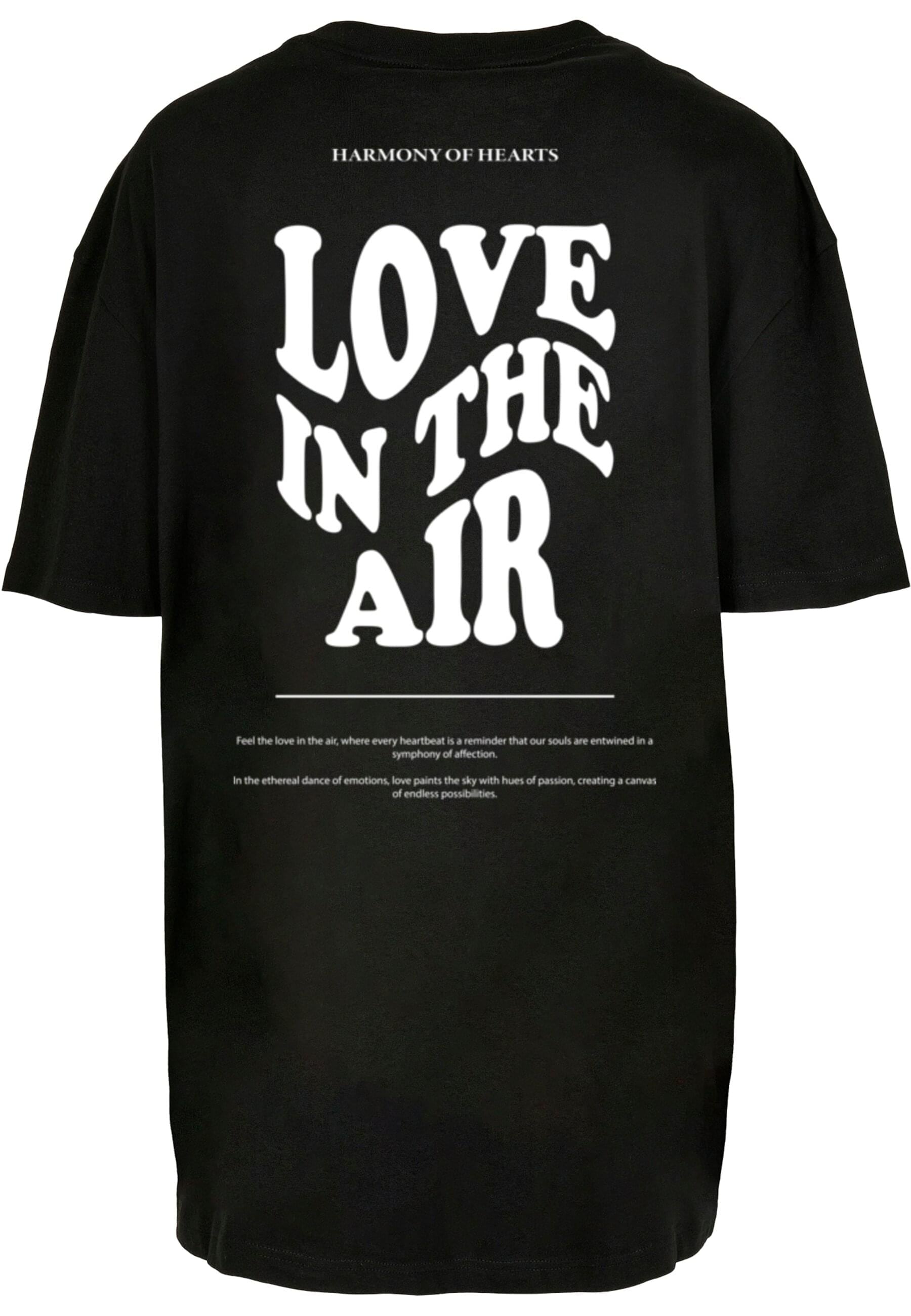 Merchcode T-Shirt »Merchcode Damen Ladies Love In The Air Oversized Boyfriend Tee«, (1 tlg.)