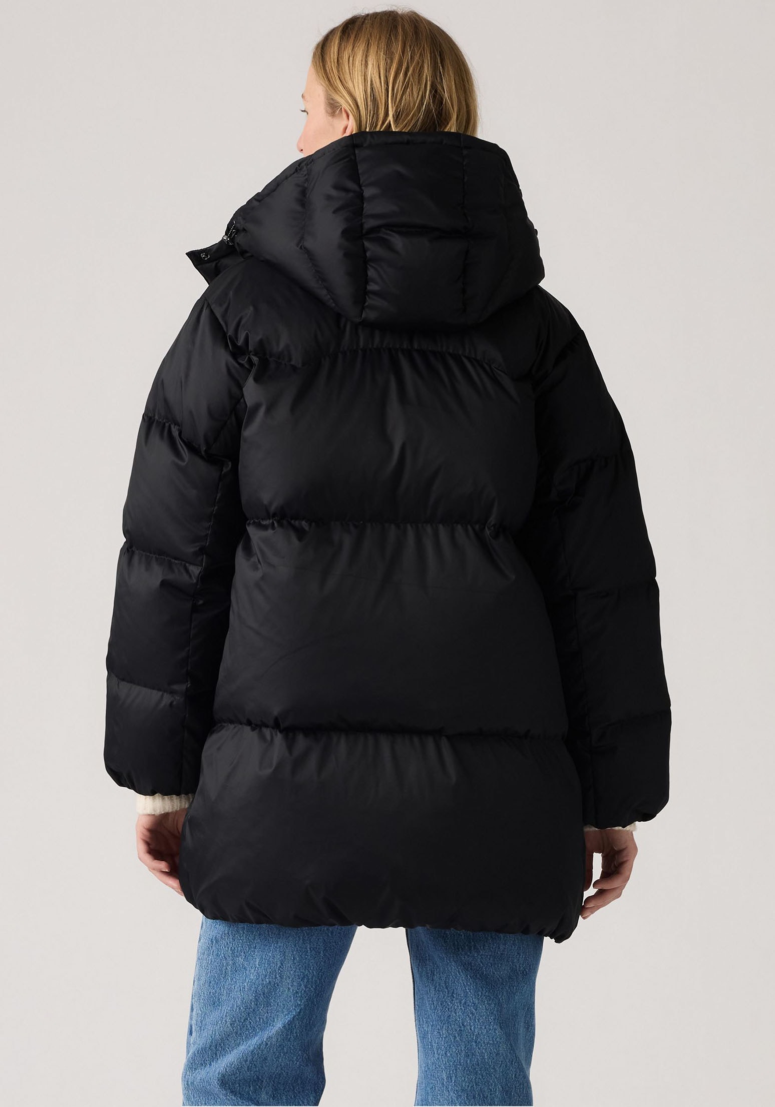 Levi's® Steppjacke »WESTERN BUBBLE MI«, Abnehmbare Kapuze