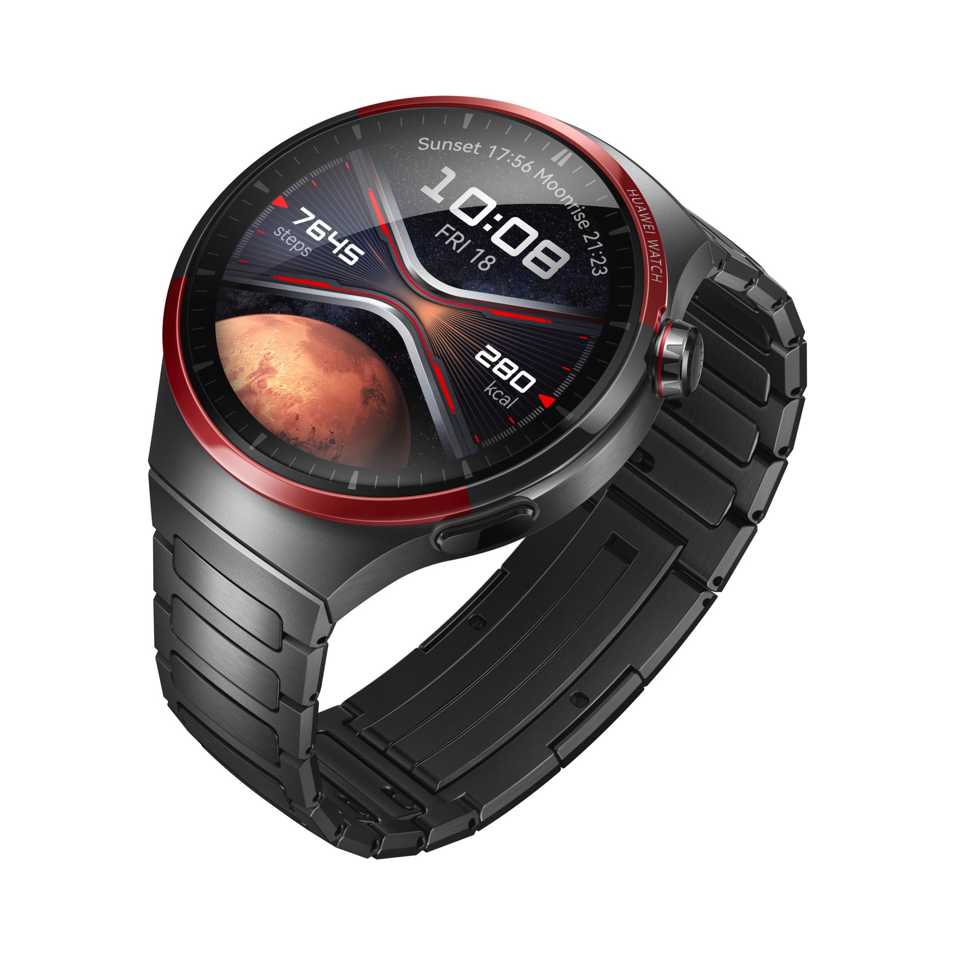 Huawei Smartwatch »Watch 4 Pro Space Edition, 3,8 cm (1,5 Zoll) AMOLED-Display«, (Harmony OS eSIM und LTE, SPo2, Sturzerkennung, One Touch Health)