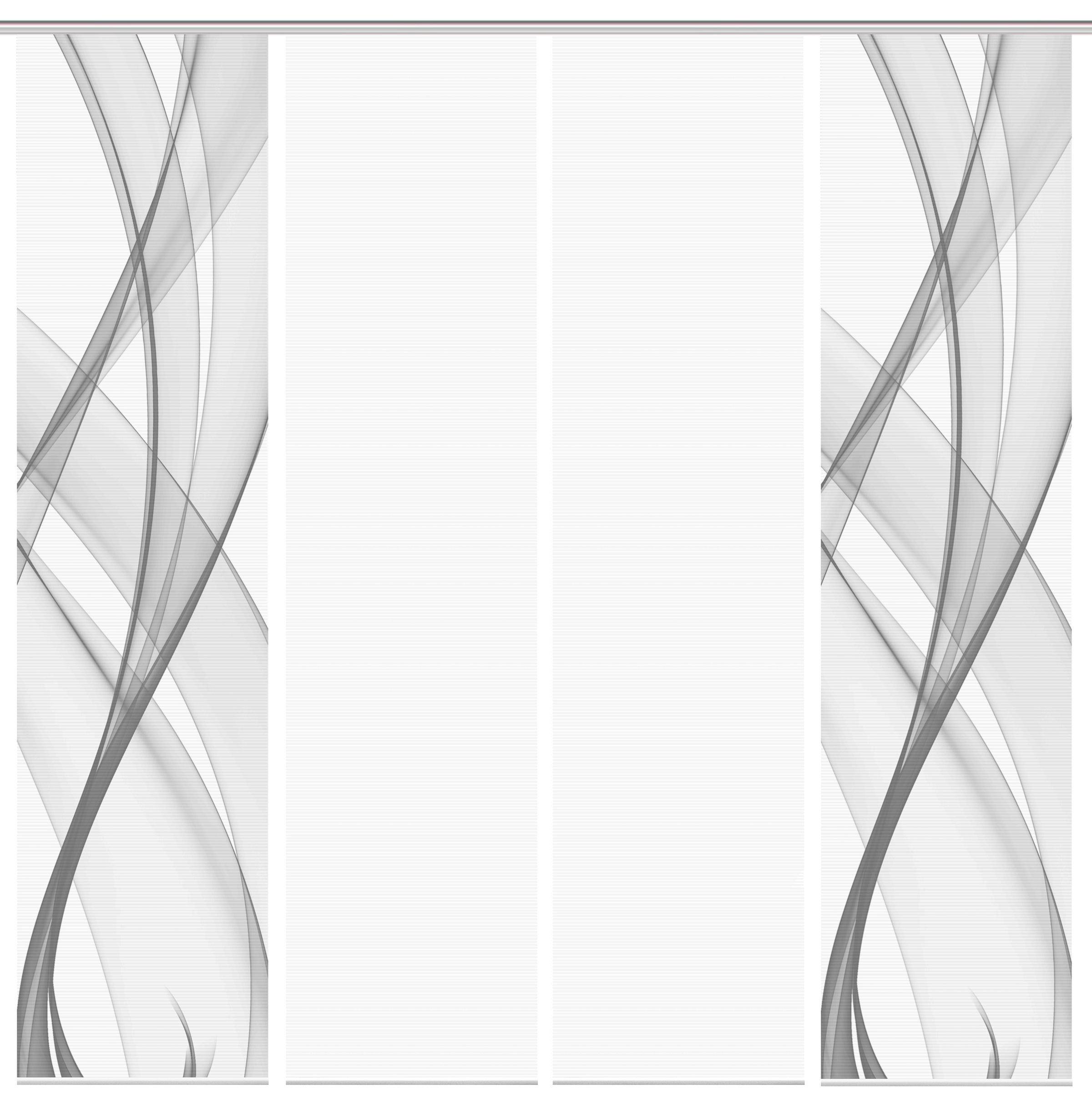 Thumbnail - Vision Schiebegardine "PACOLIA" Paneelwagen 4 Stk. tlg. SET,SCHIEBEVORHANG,BAMBUS,DIGITALDRUCK