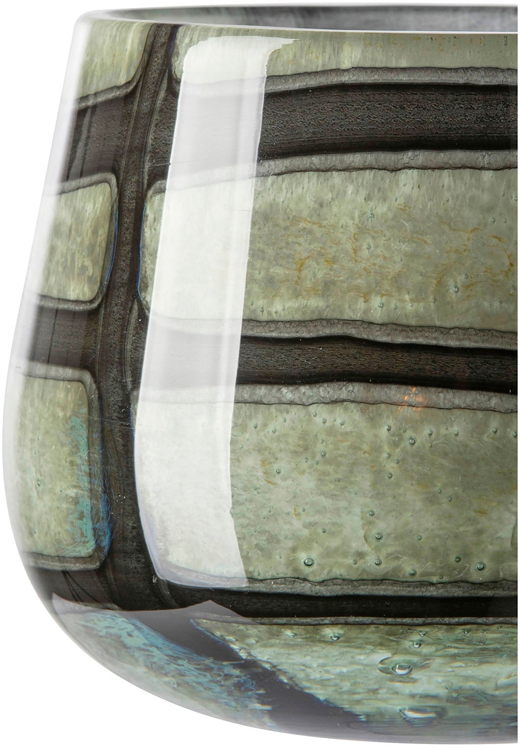 Fink Tischvase »MARLY«, (1 St.), Dekovase, Blumenvase, Windlicht, Vase aus Glas