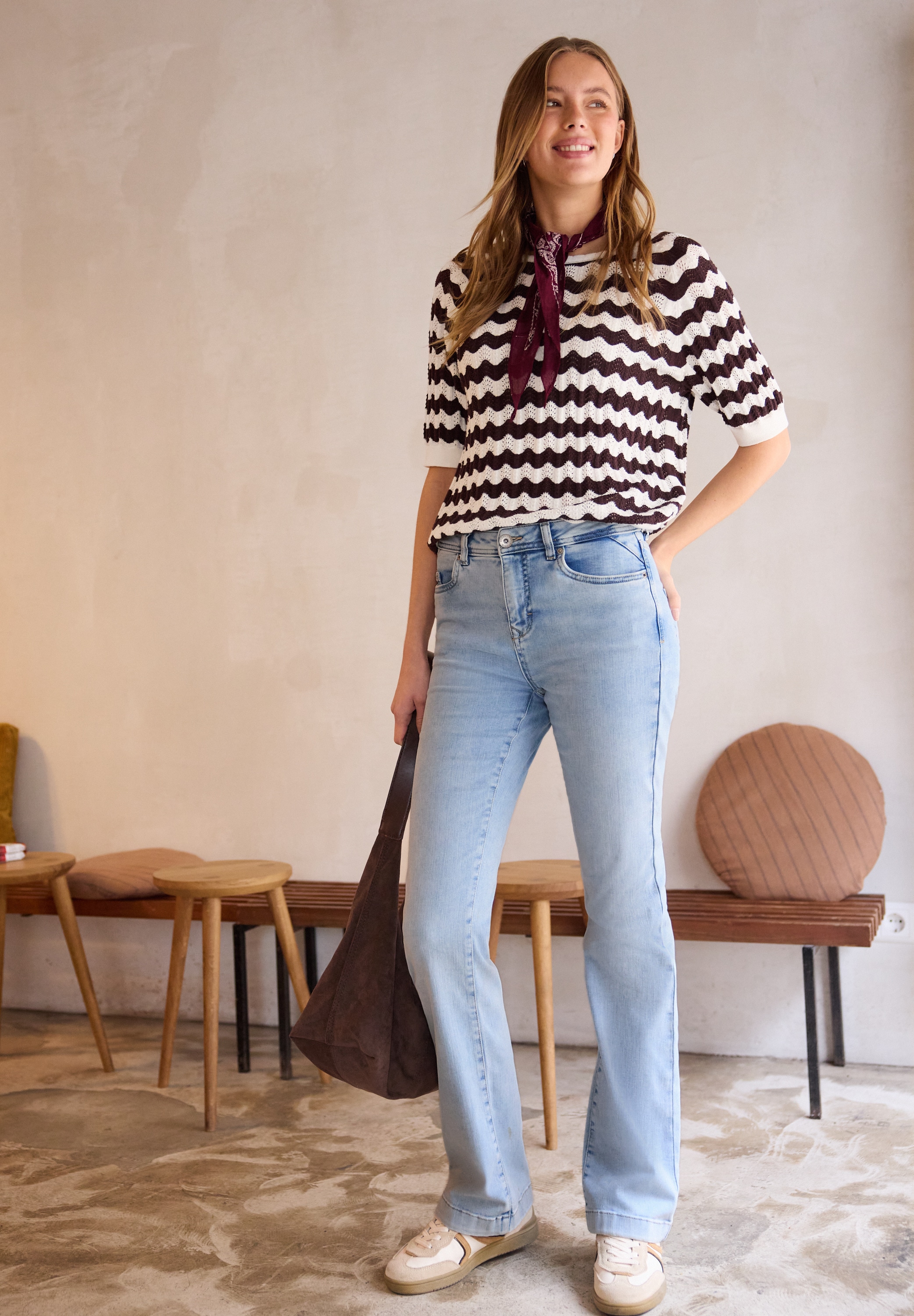 STREET ONE STUDIO Bootcut-Jeans