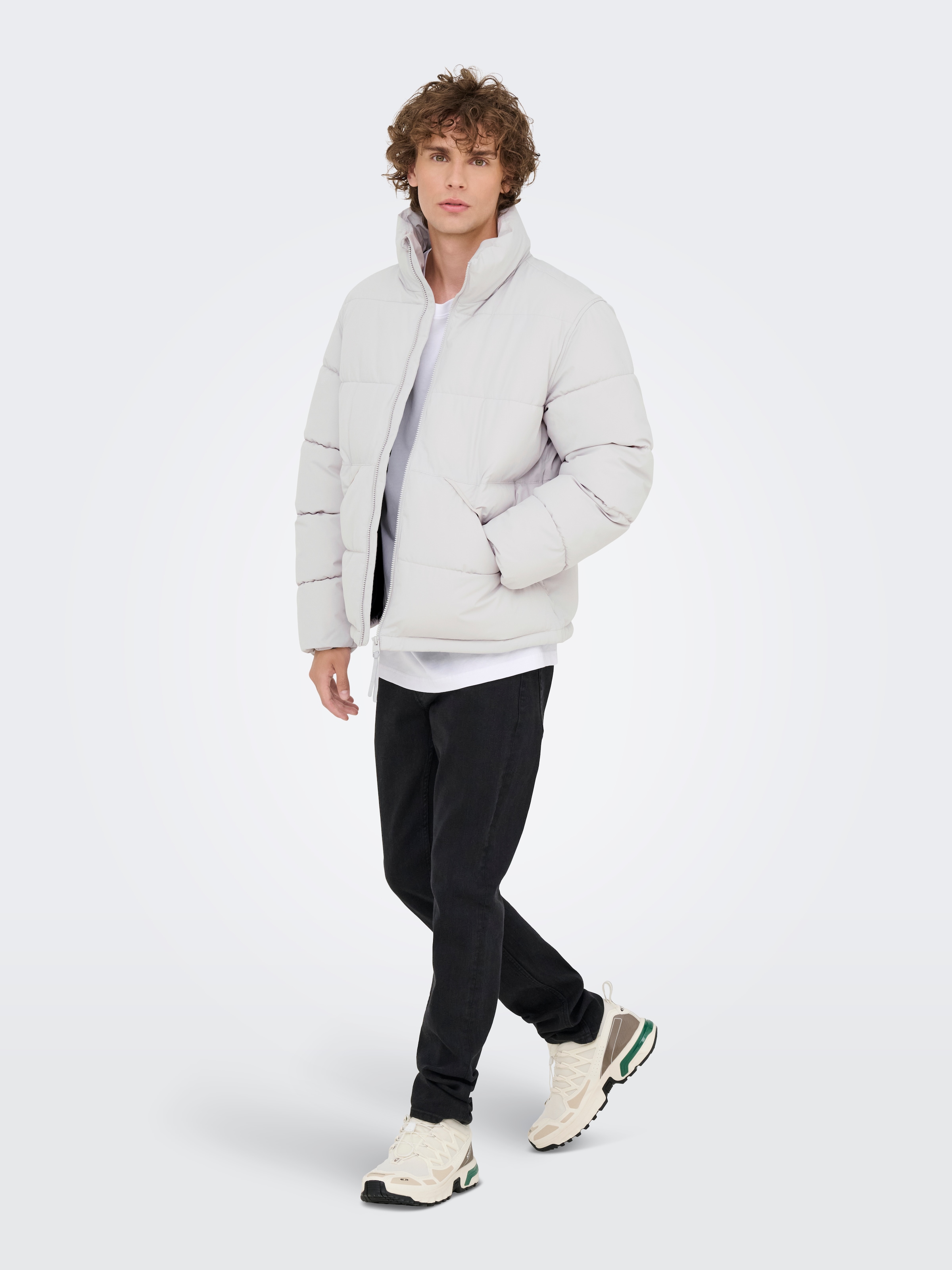 ONLY & SONS Steppjacke »ONSPACK LIFE PUFFER JACKET OTW«, ohne Kapuze