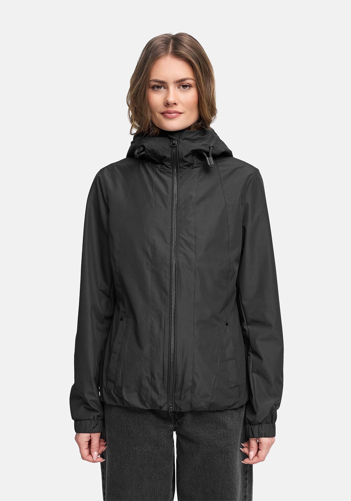 Marikoo "Yoshikoo" Sportliche Funktionsjacke mit Kapuze und hochschließendem Kragen
