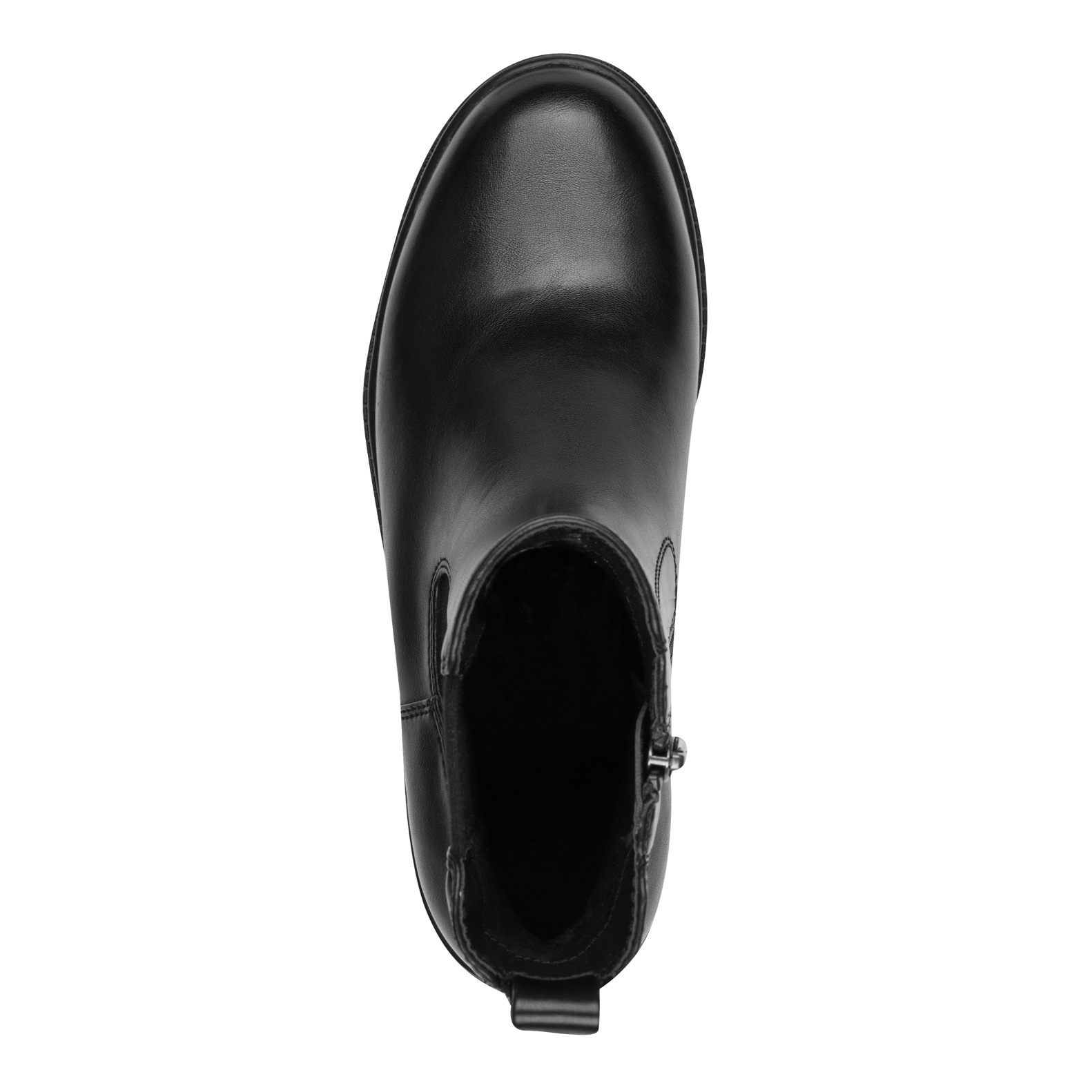 Tamaris Chelseaboots, Blockabsatz, Basic, Stiefelette in veganer Verarbeitung