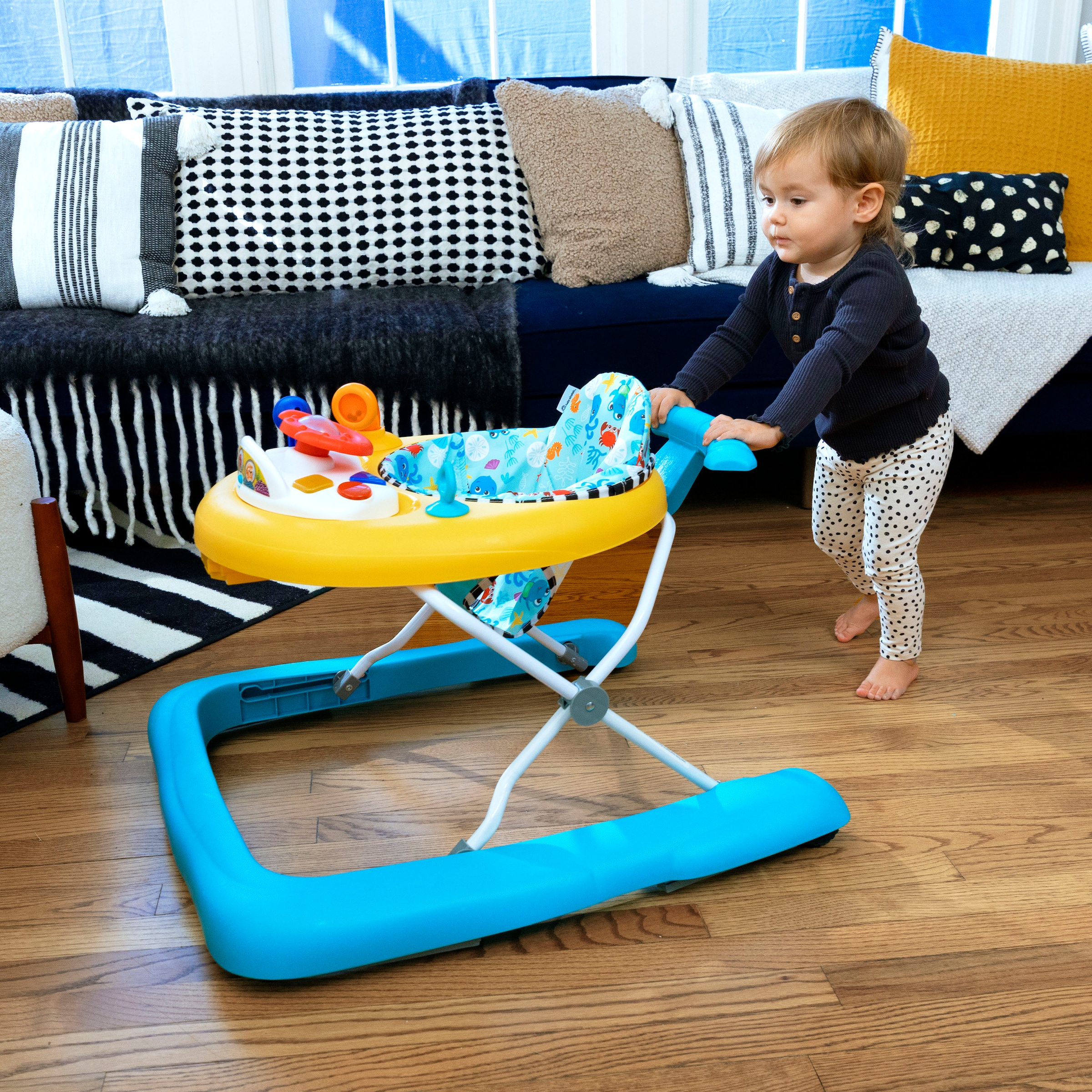 Baby Einstein Lauflernhilfe »Dive & Discover™ 3-in-1 Submarine Walker«, mit Meeresgeräuschen und Melodien