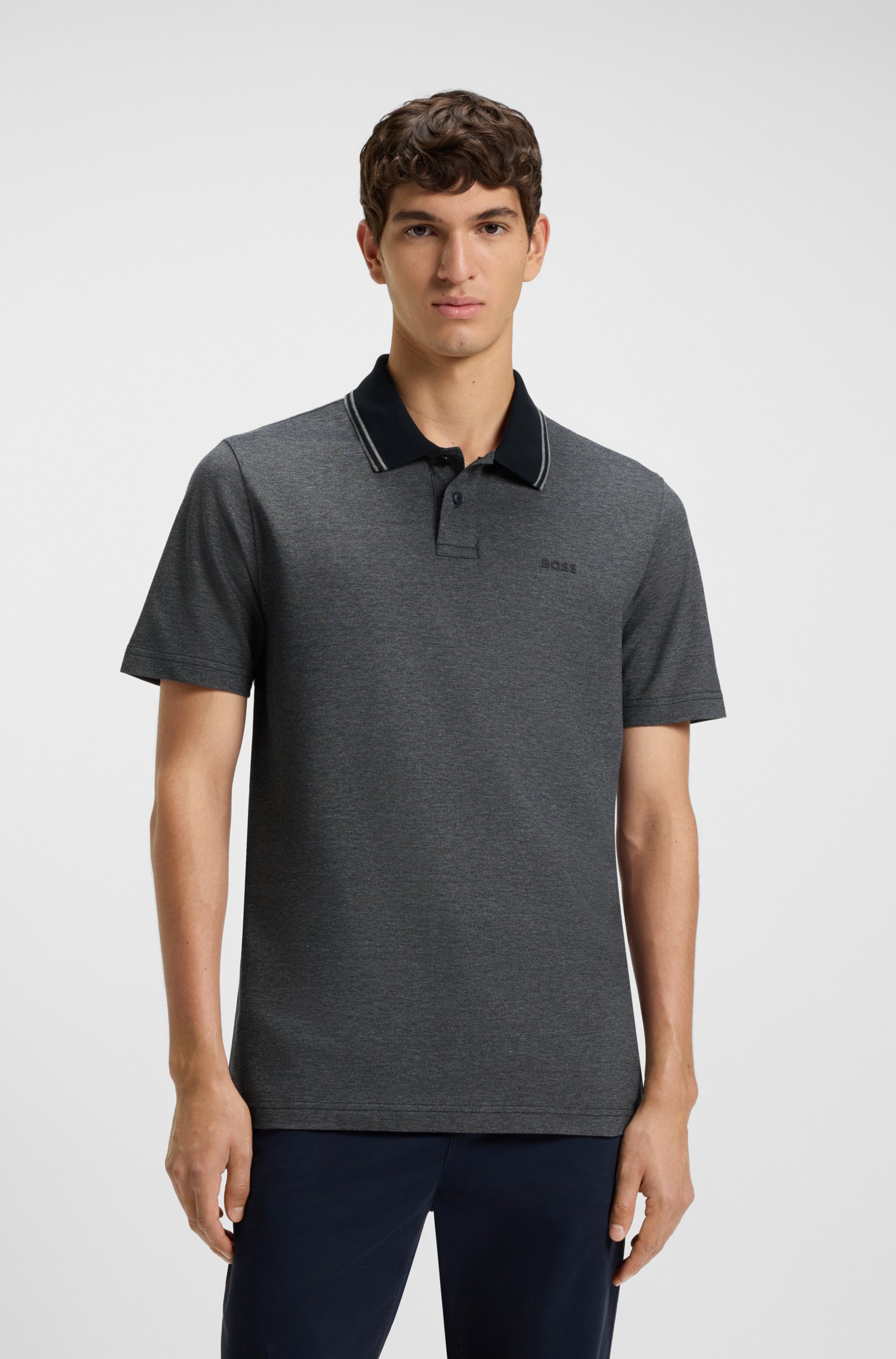BOSS ORANGE Poloshirt "PeoxfordNew", mit Polokragen günstig online kaufen