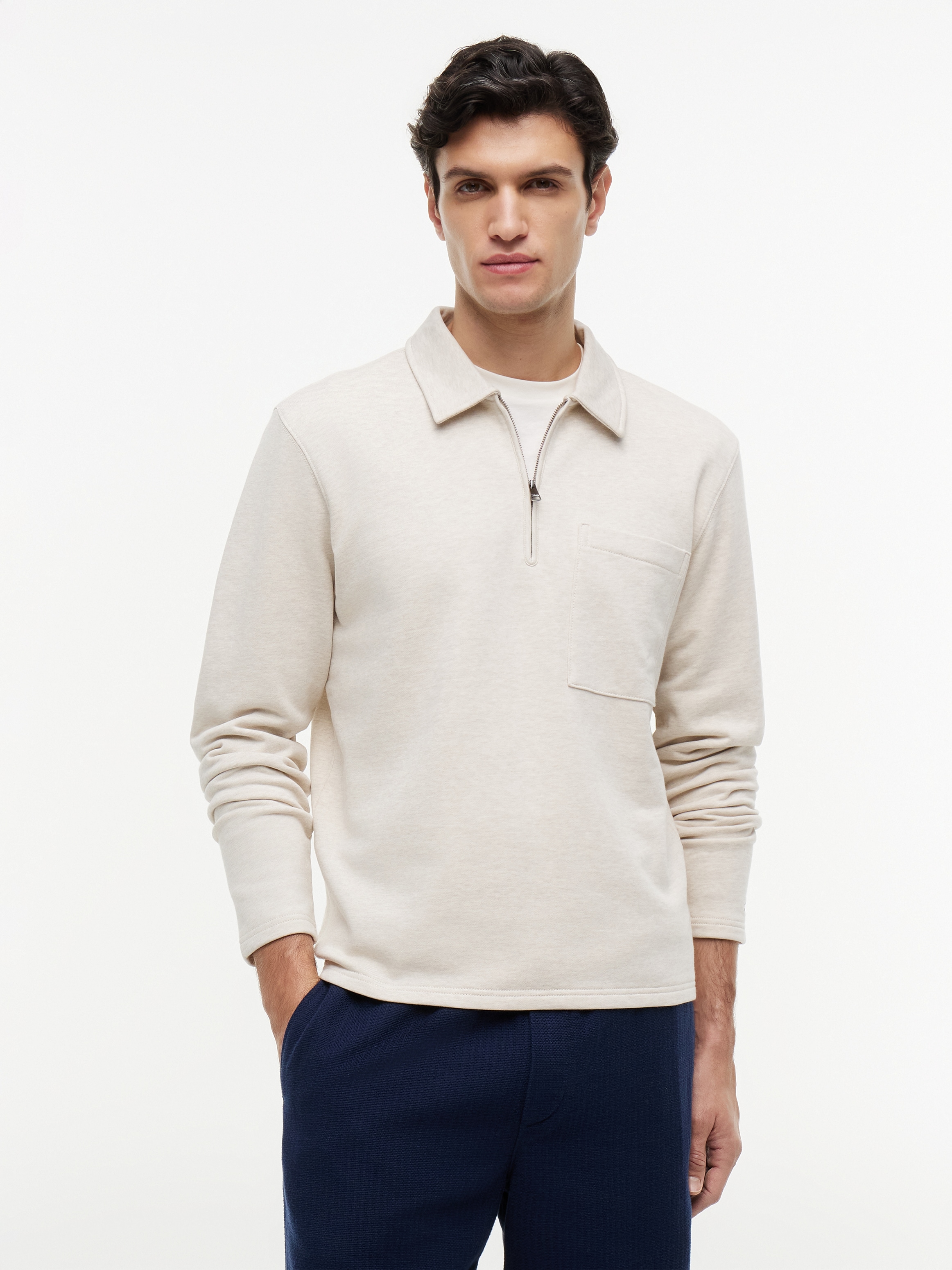 Tommy Hilfiger Sweatshirt "ESSENTIAL TERRY POCKET 1/4 ZIP"
