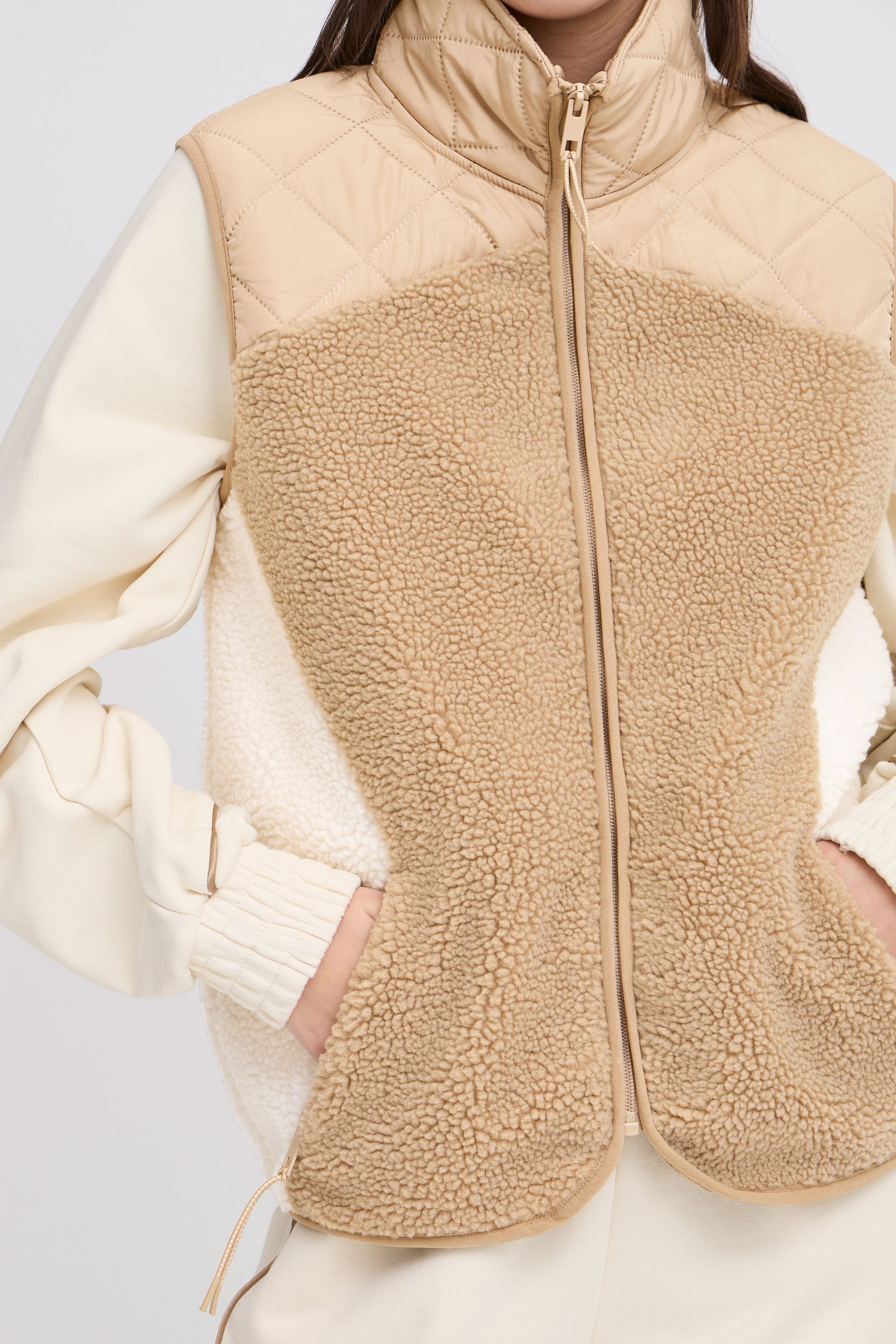 TheJoggConcept Plüschweste »Plüschweste JCBERRI WAISTCOAT«