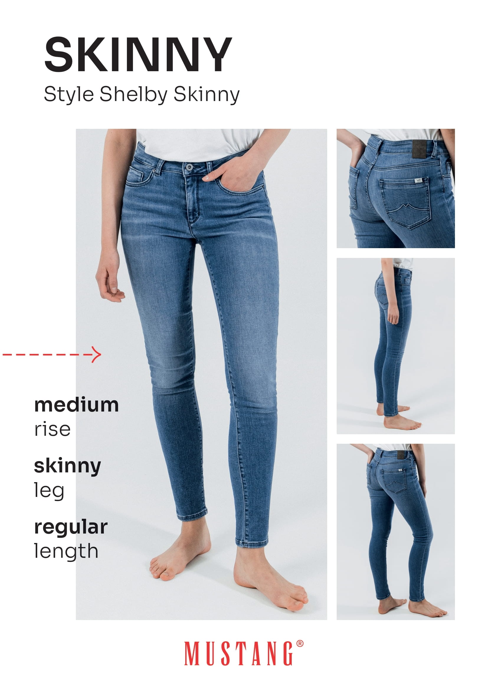 MUSTANG Slim-fit-Jeans »Shelby Slim Boot«, im Five-Pocket Style