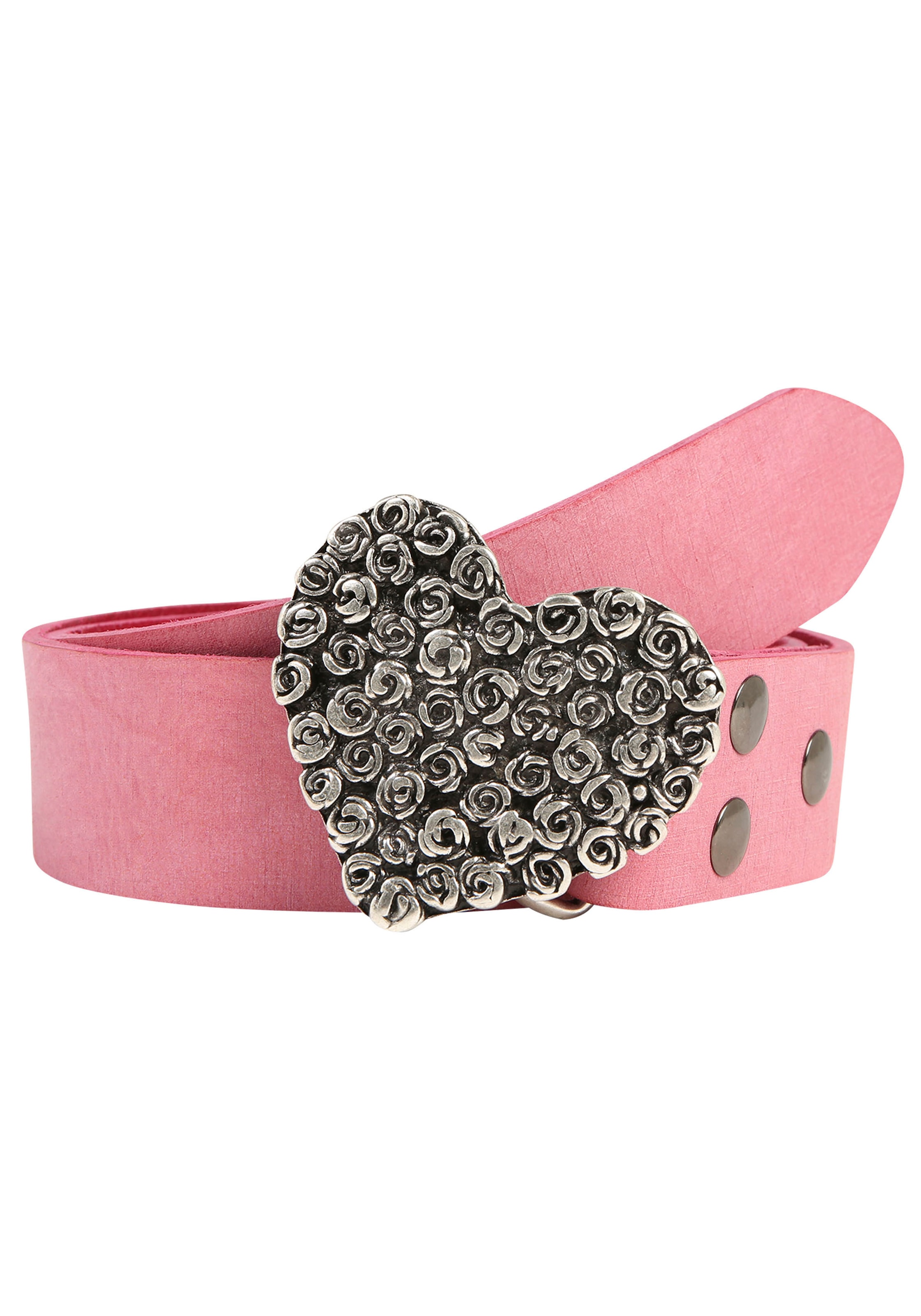Rettungsring Gürtel Ledergürtel mit austauschbarer Schließe »Rosenherz Komplett«