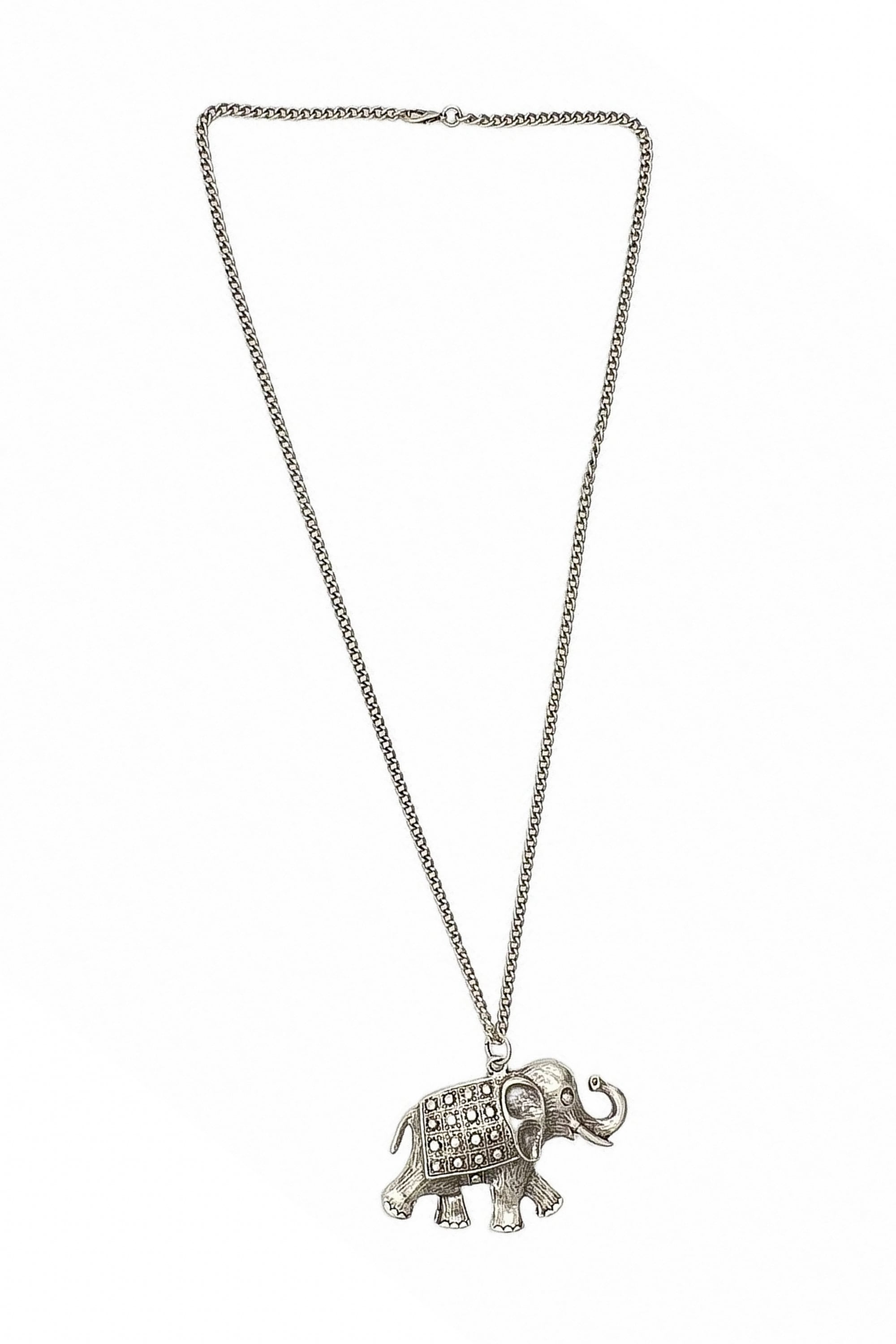 COLLEZIONE ALESSANDRO Lange Kette "Elefant", mit detailliertem Elefantenanhänger