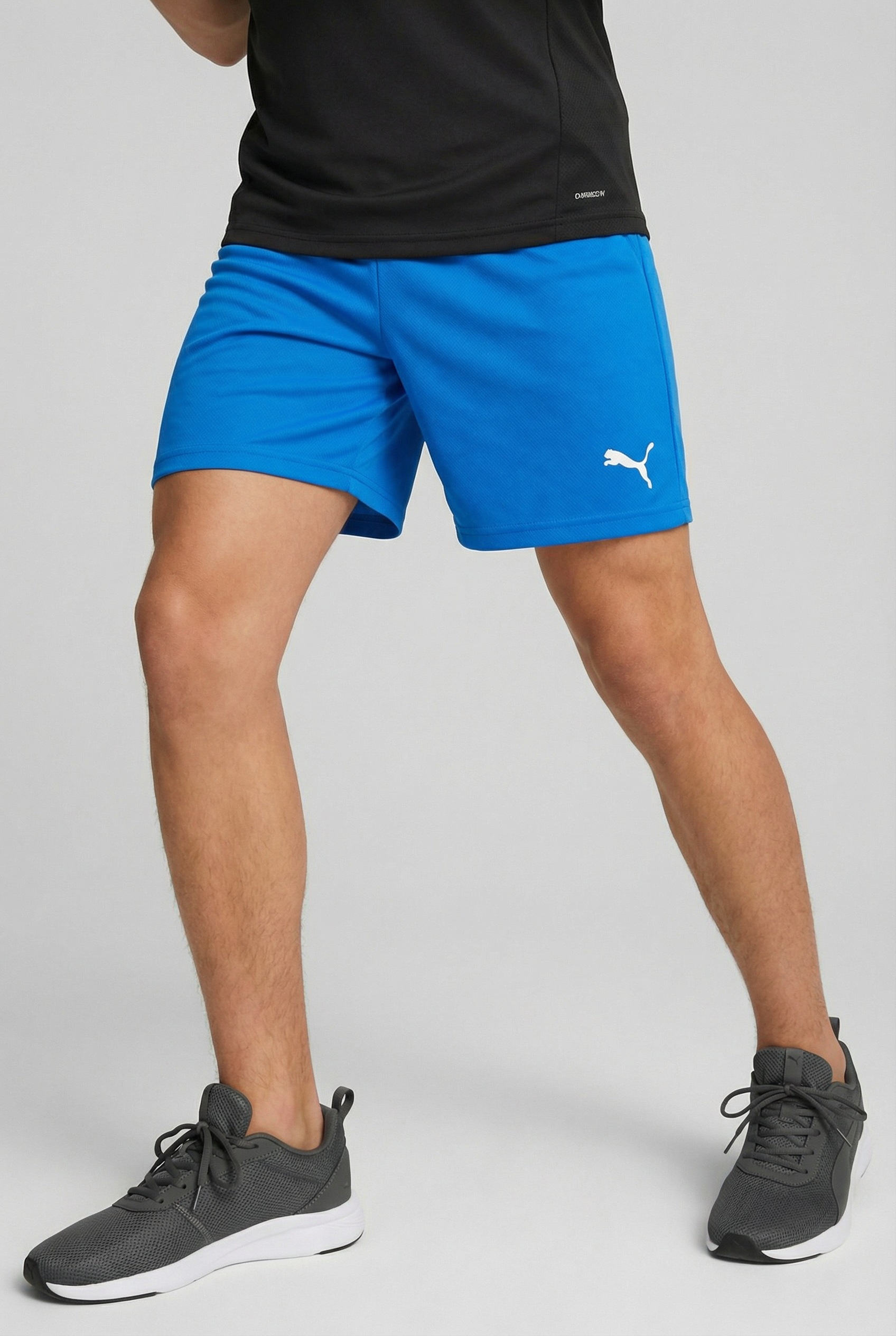 PUMA Trainingsshorts "TEAMRISE SHORT JR" aus Netzmaterial, mit DryCELL Technologie, kniefreier Schnitt