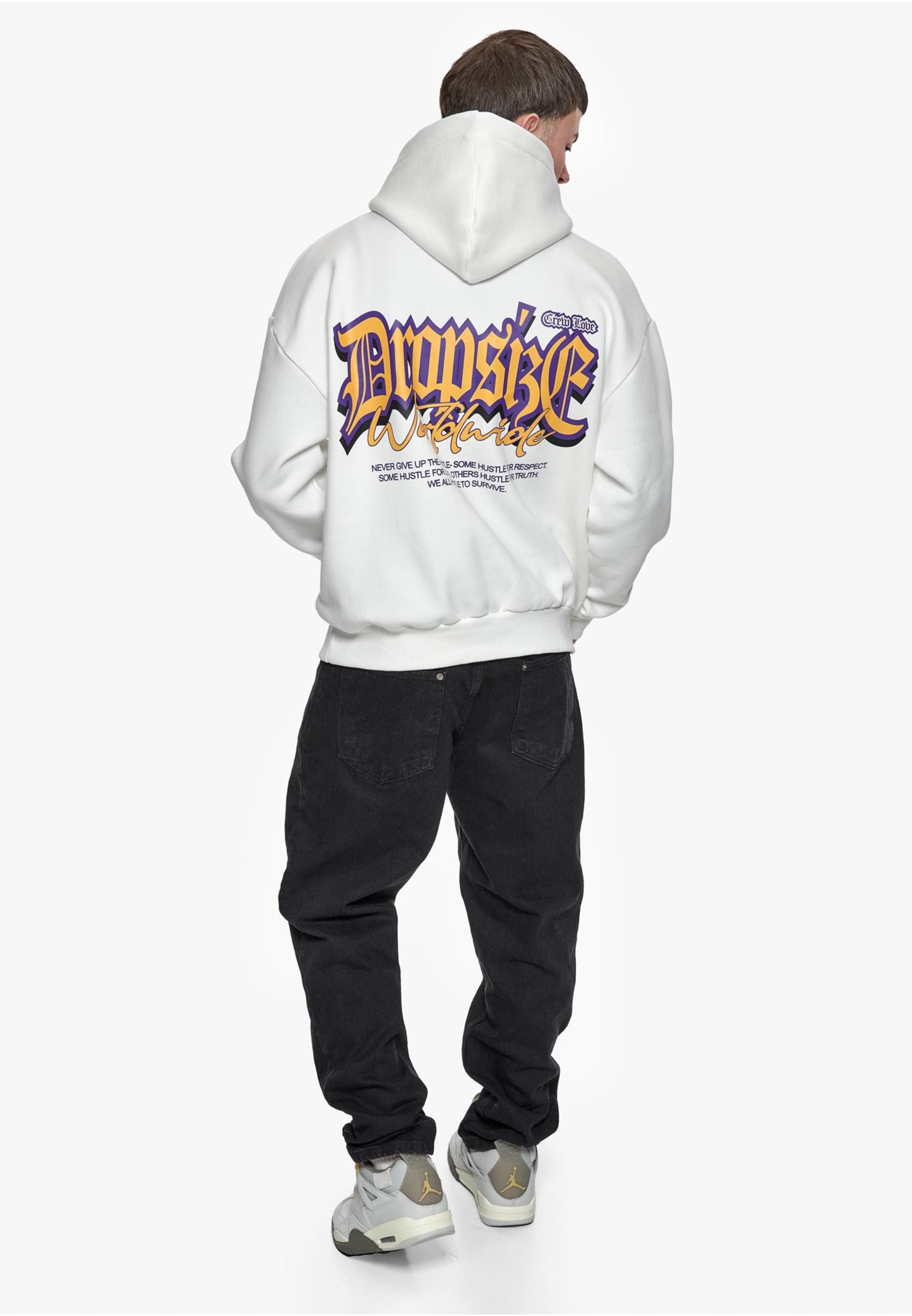 Dropsize Kapuzensweatshirt »Dropsize Herren Dropsize Heavy Oversize Never Give Up Hoodie«, 1 Stk.
