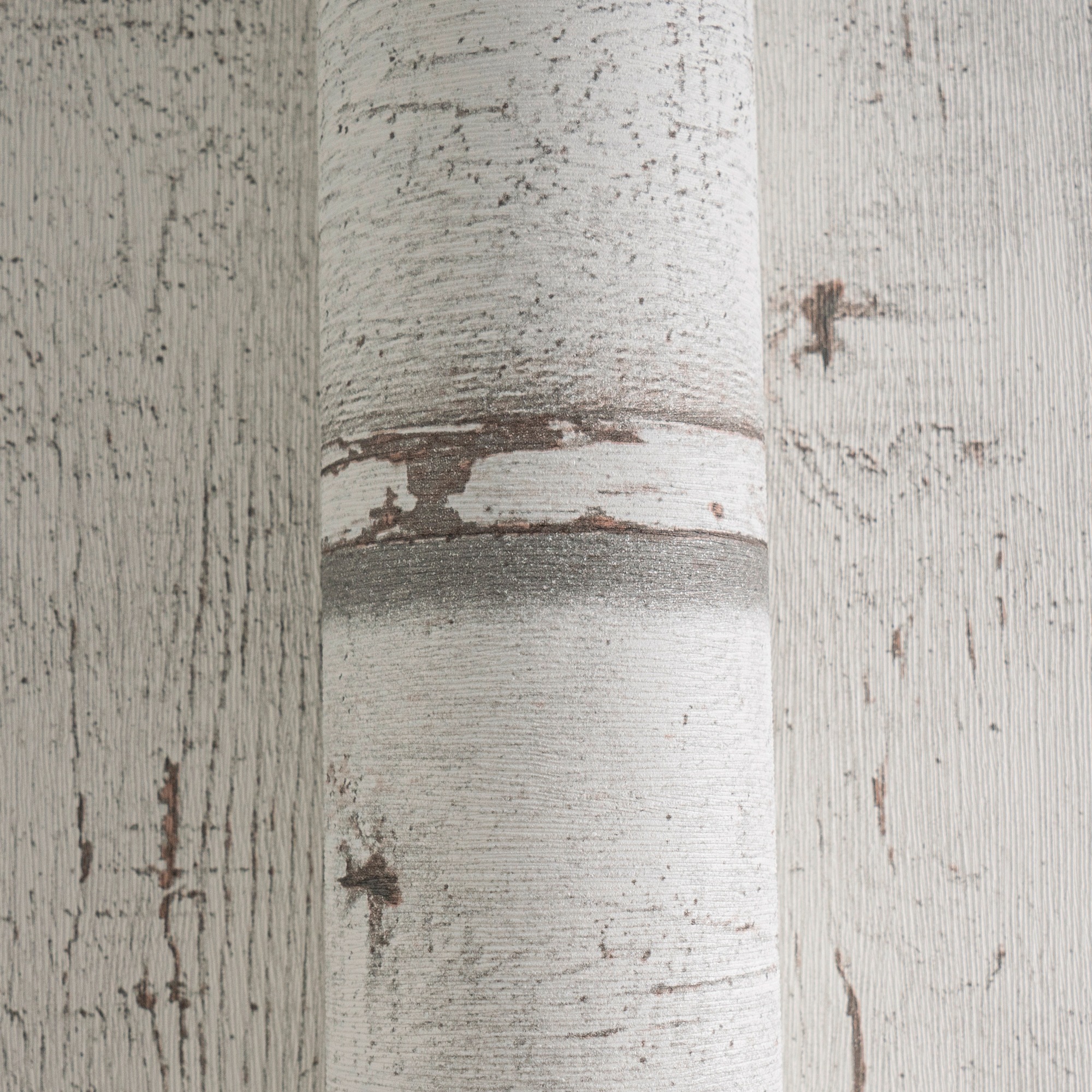 A.S. Création Vliestapete »Elements Vliestapete Holz-Optik Mustertapete Weiß Grau Vintage«, Strukturmuster, moderne Tapete mit Holzlatten Struktur für Wohnzimmer Küche