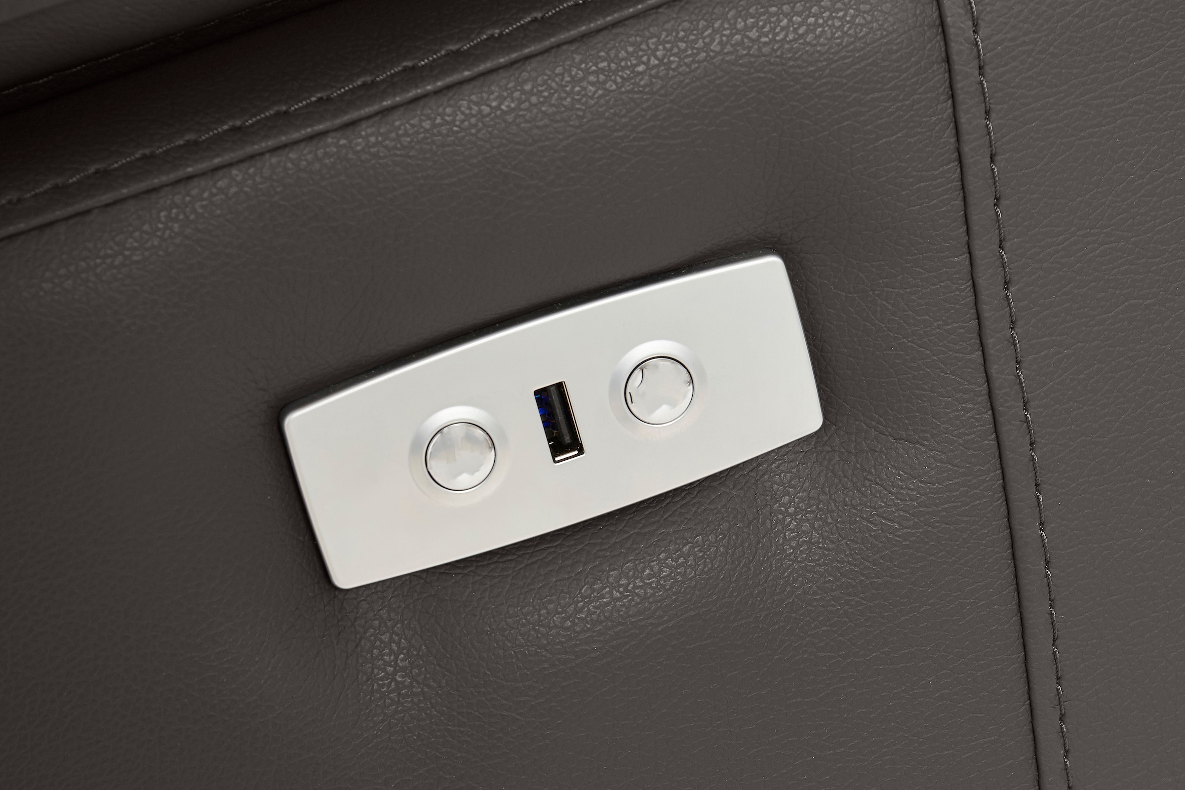 Places of Style Ecksofa »Kilado, L-Form,«, mit Relaxfunktion, verstellbarer Armlehne, Kopfteilverstellung