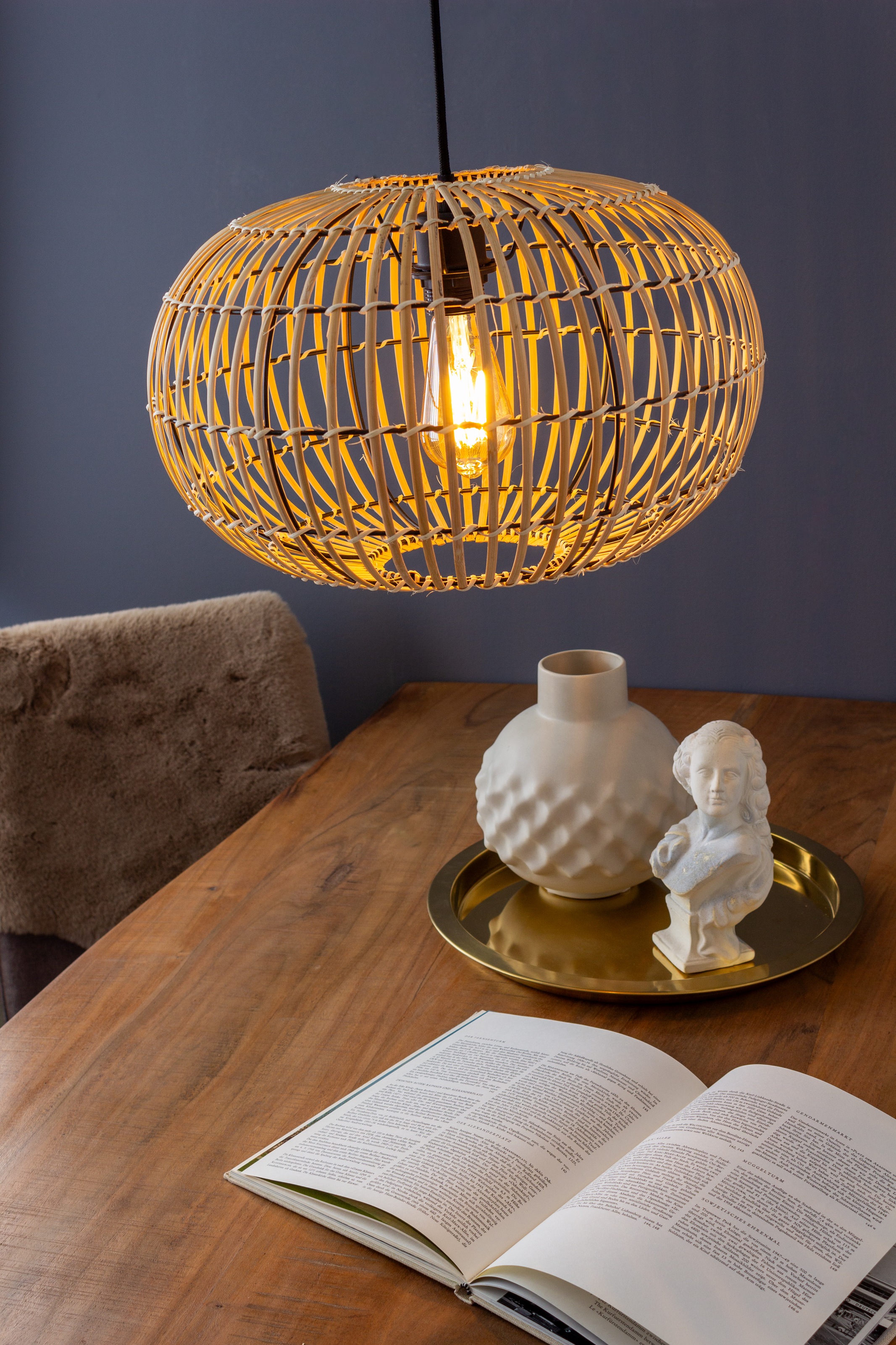 ECO-LIGHT Pendelleuchte »Bamboo«, 1 flammig, Leuchtmittel E27 | ohne Leuchtmittel