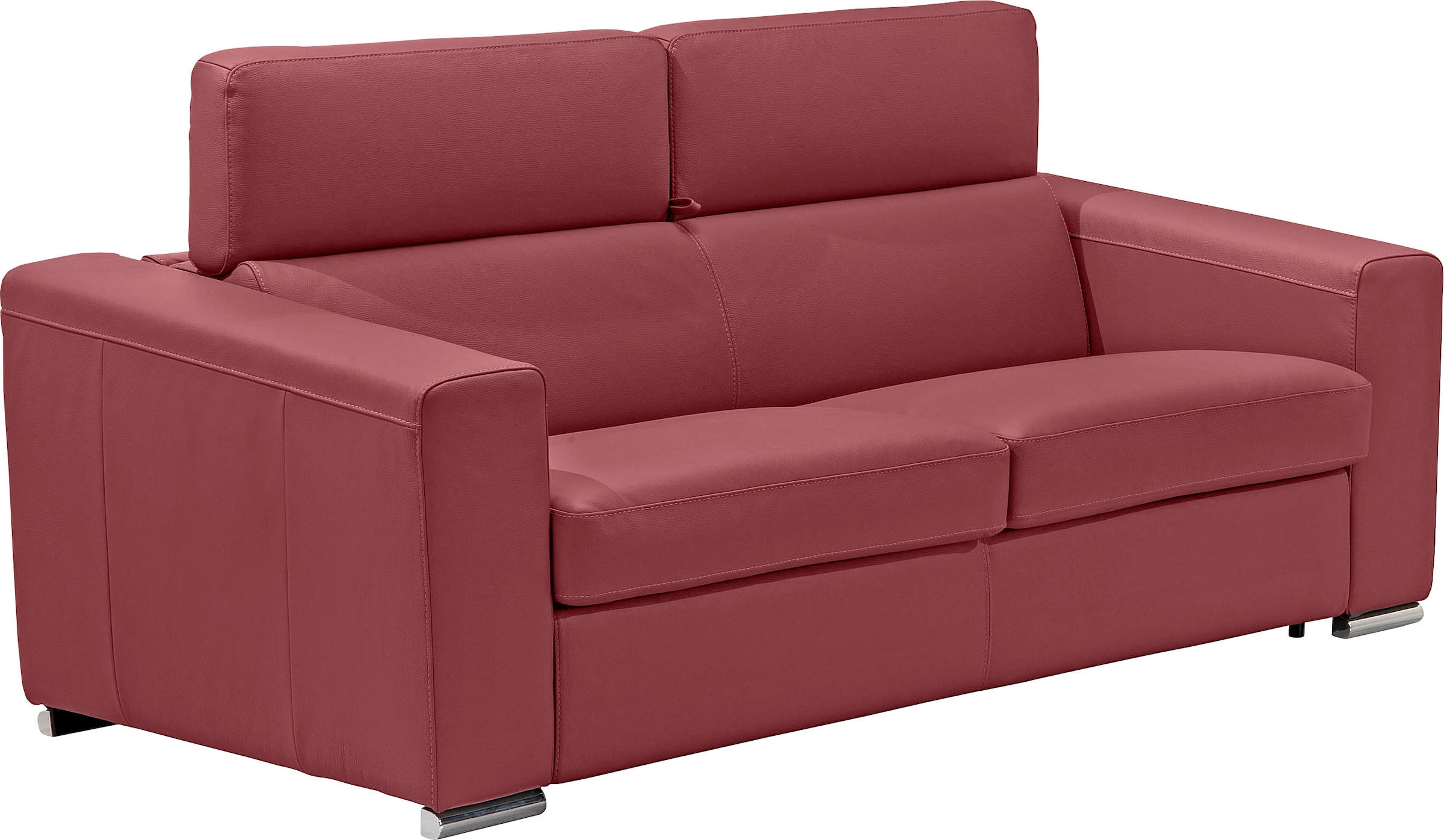 Egoitaliano Schlafsofa »Cabiria«, Sofa inkl. Schlaffunktion, Kopfteile verstellbar, mit Metallfüßen