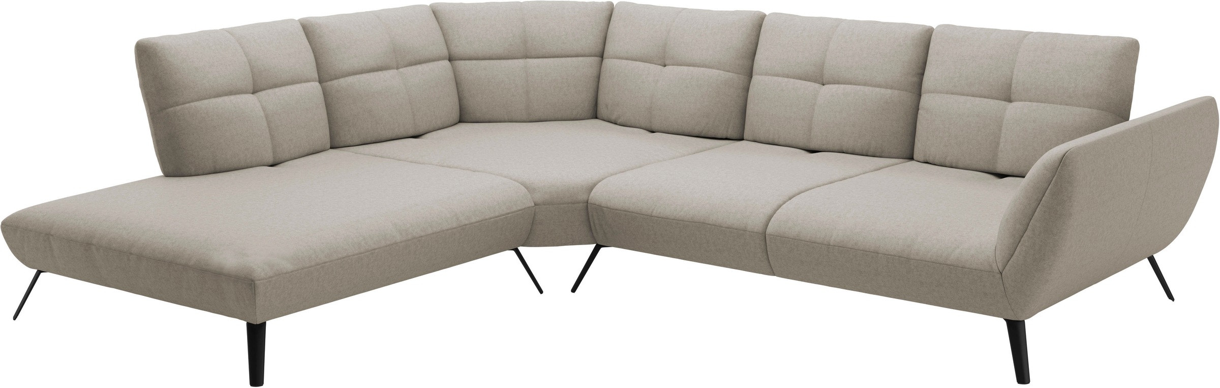 Places of Style Ecksofa »Mikado L-Form«, inkl. Sitztiefenverstellung und Armteilverstellung